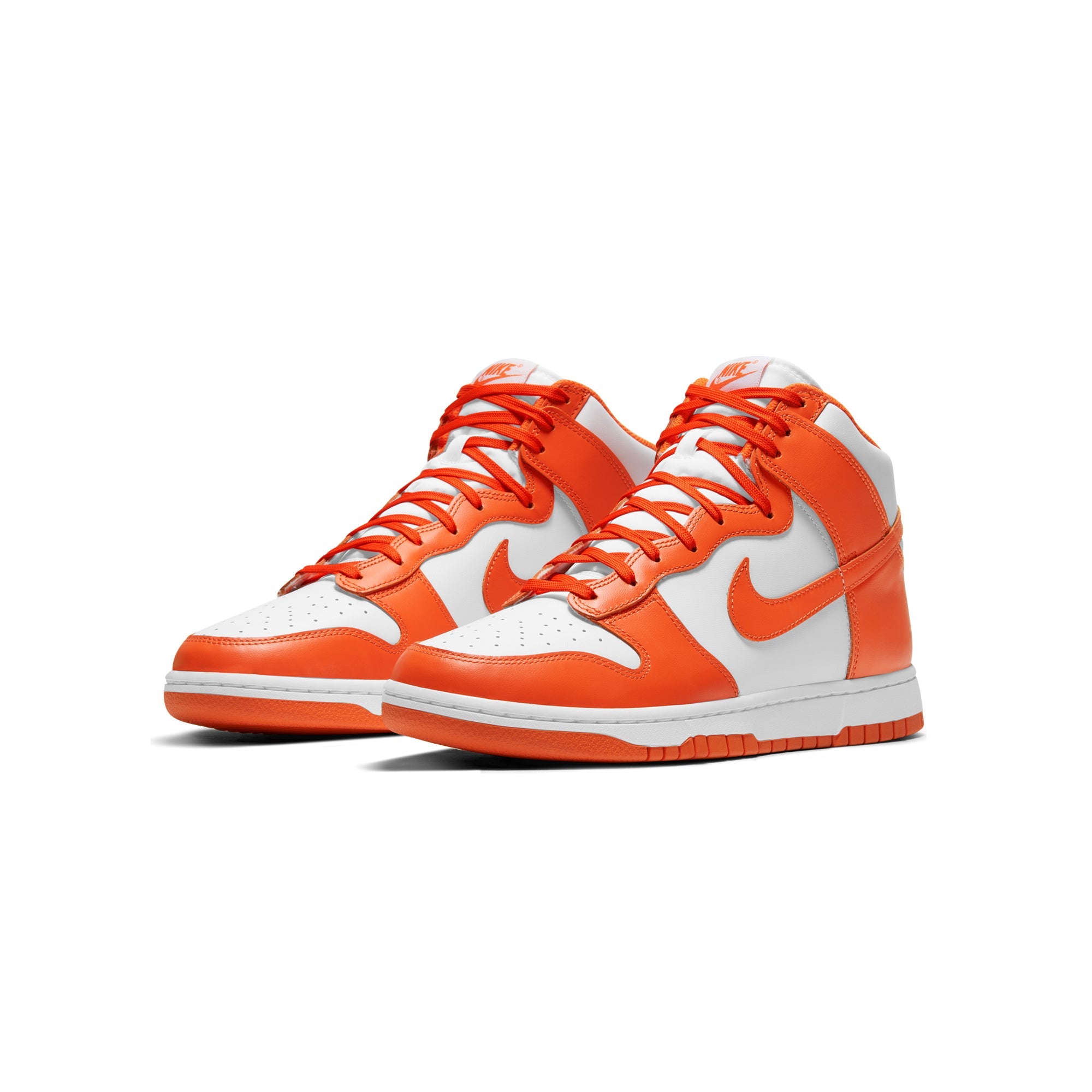Mens Dunk High Retro Orange Blaze Shoes Nike оригінал – Купити в Україні – вид ззаду
