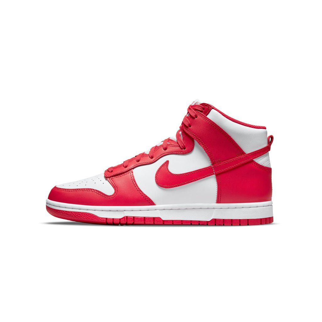 Mens Dunk High Championship Red Shoes Nike оригінал – Купити в Україні – боковий вид