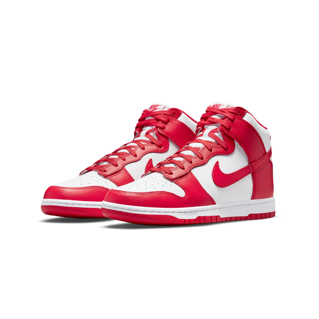 Mens Dunk High Championship Red Shoes Nike оригінал – Купити в Україні – вид ззаду