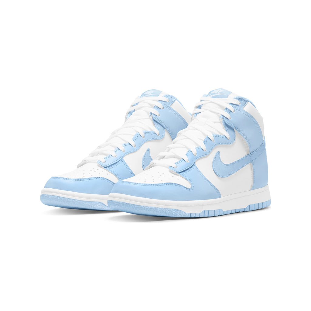 Оригінальна Womens Dunk High Shoes White Nike – вид ззаду