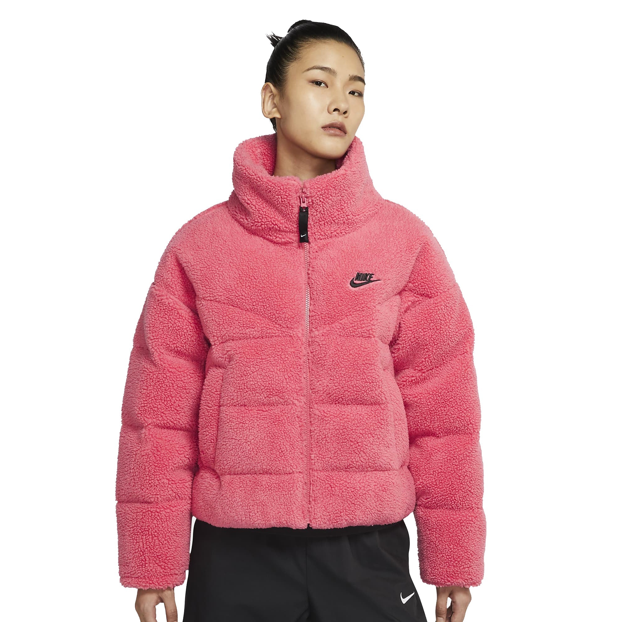Womens Sportswear Therma Fit City Series Jacket Archaeo Pink Nike – Гарантія оригінальності – вид ззаду - NIKE