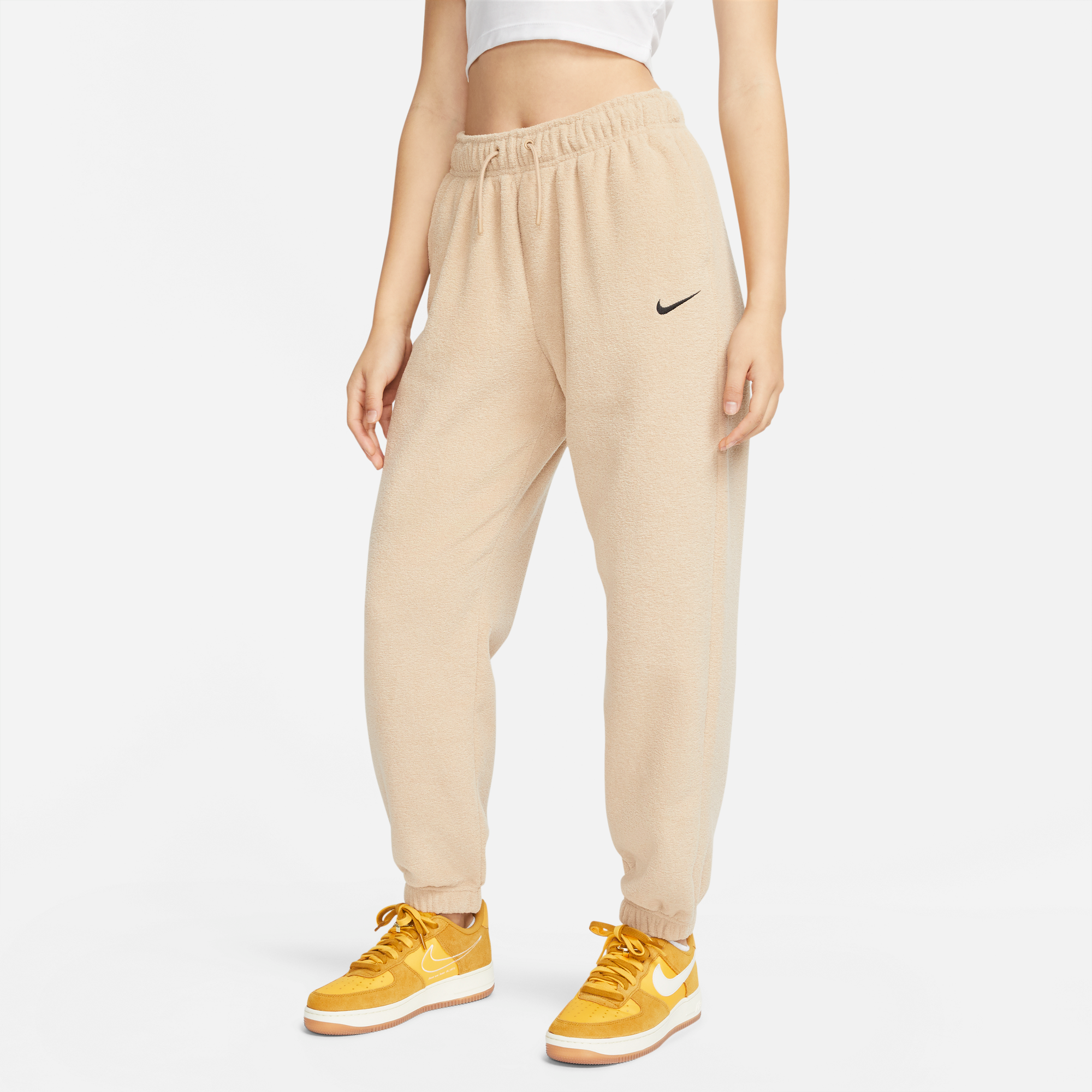 Womens Sportswear Plush High Rise Joggers Hemp Nike – Гарантія оригінальності – детальний вид