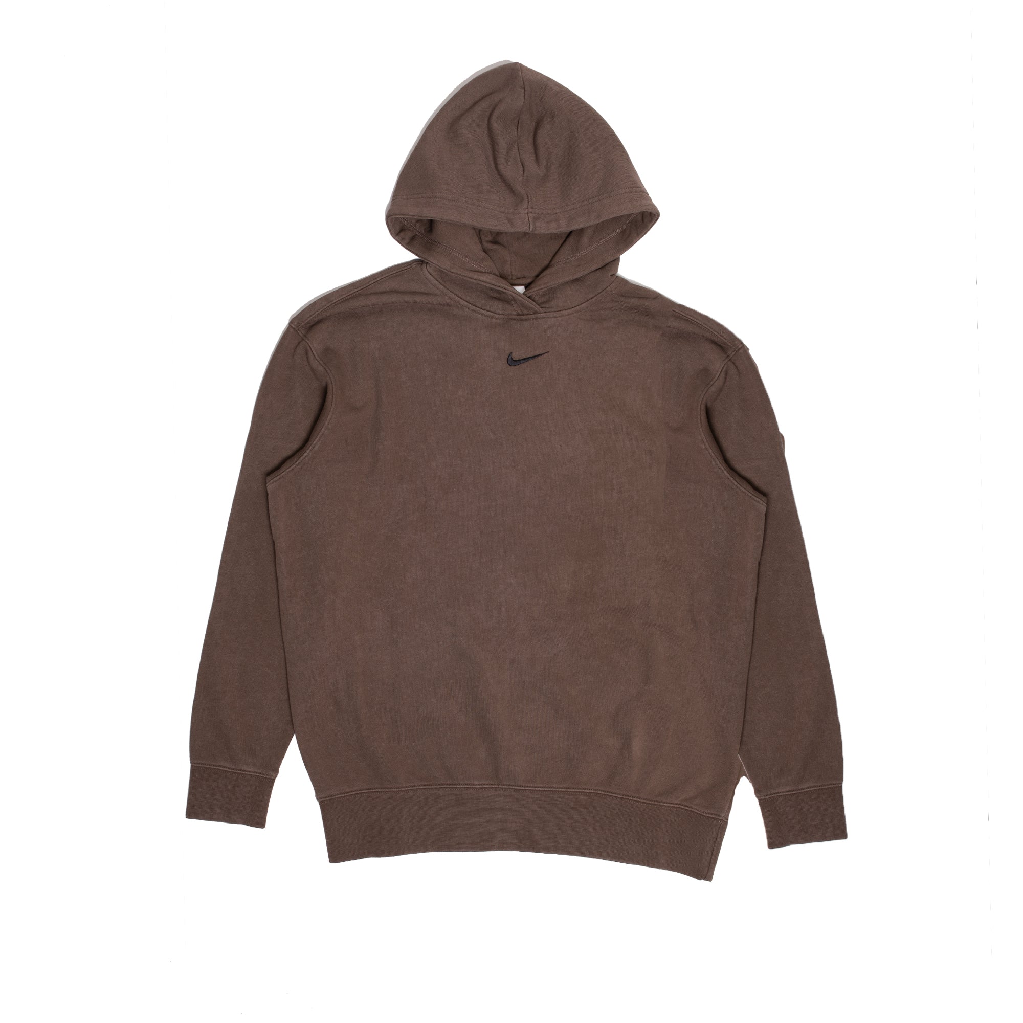 Оригінальна Womens Sportswear Washed Fleece Hoodie Ironstone Nike – боковий вид - NIKE