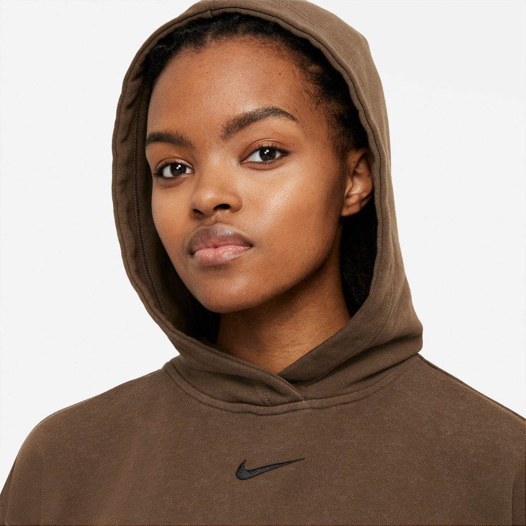 Оригінальна Womens Sportswear Washed Fleece Hoodie Ironstone Nike – збільшений вид