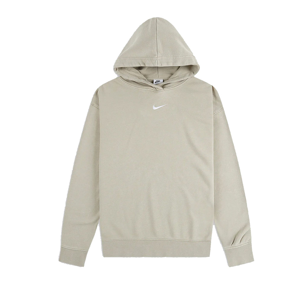 Оригінальна Womens Sportswear Washed Fleece Hoodie Cream Nike – боковий вид