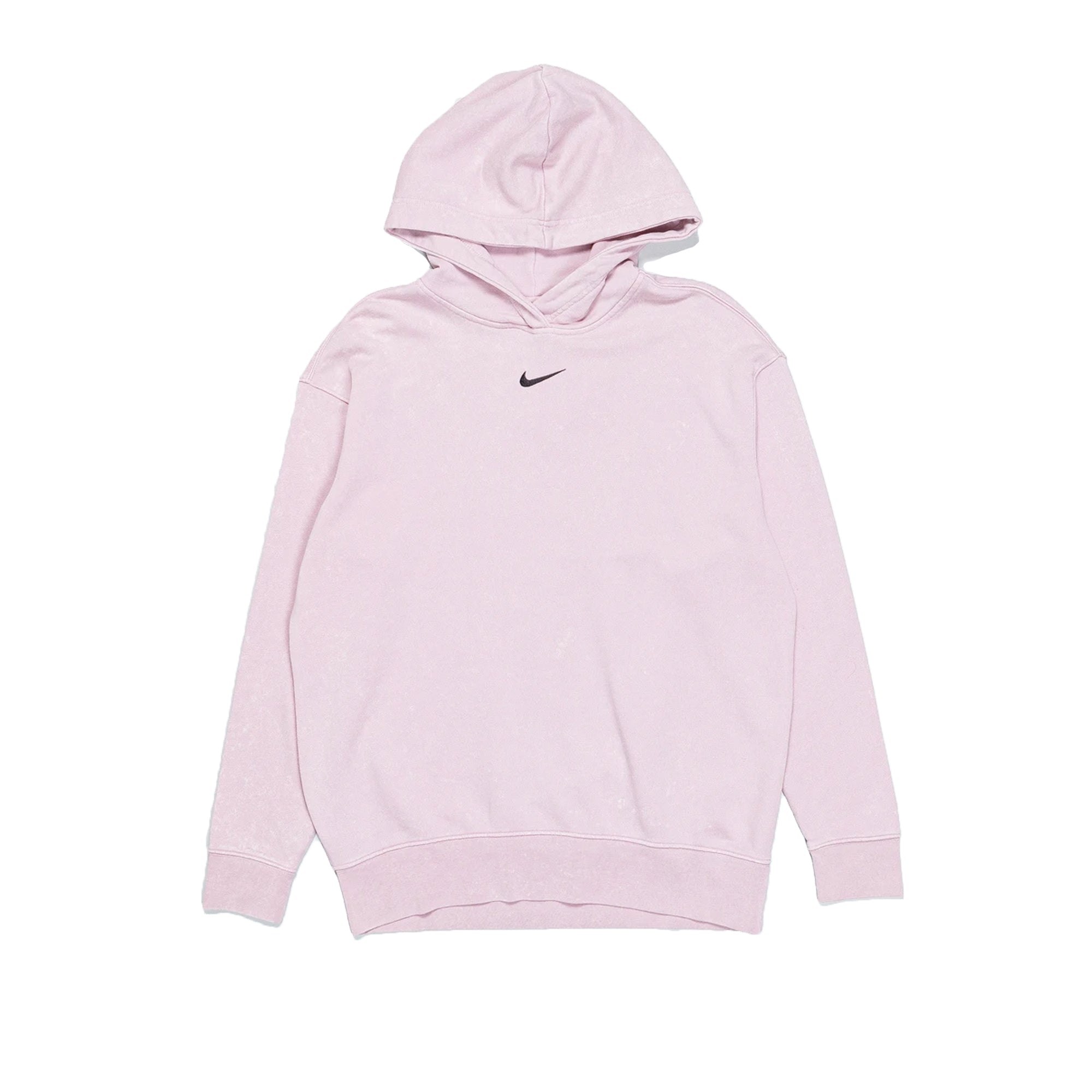 Womens Sportswear Washed Fleece Hoodie Champagne Nike оригінал – Купити в Україні – боковий вид - NIKE