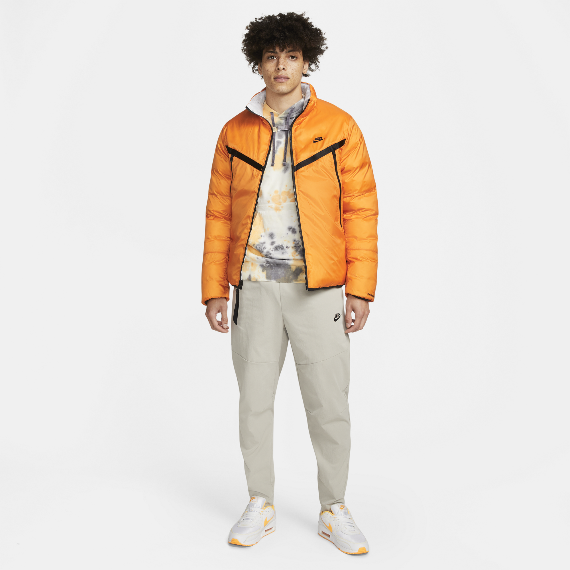 Mens Sportswear Therma Fit Repel Reversible Jacket Light Curry Nike – Гарантія оригінальності – збільшений вид - NIKE