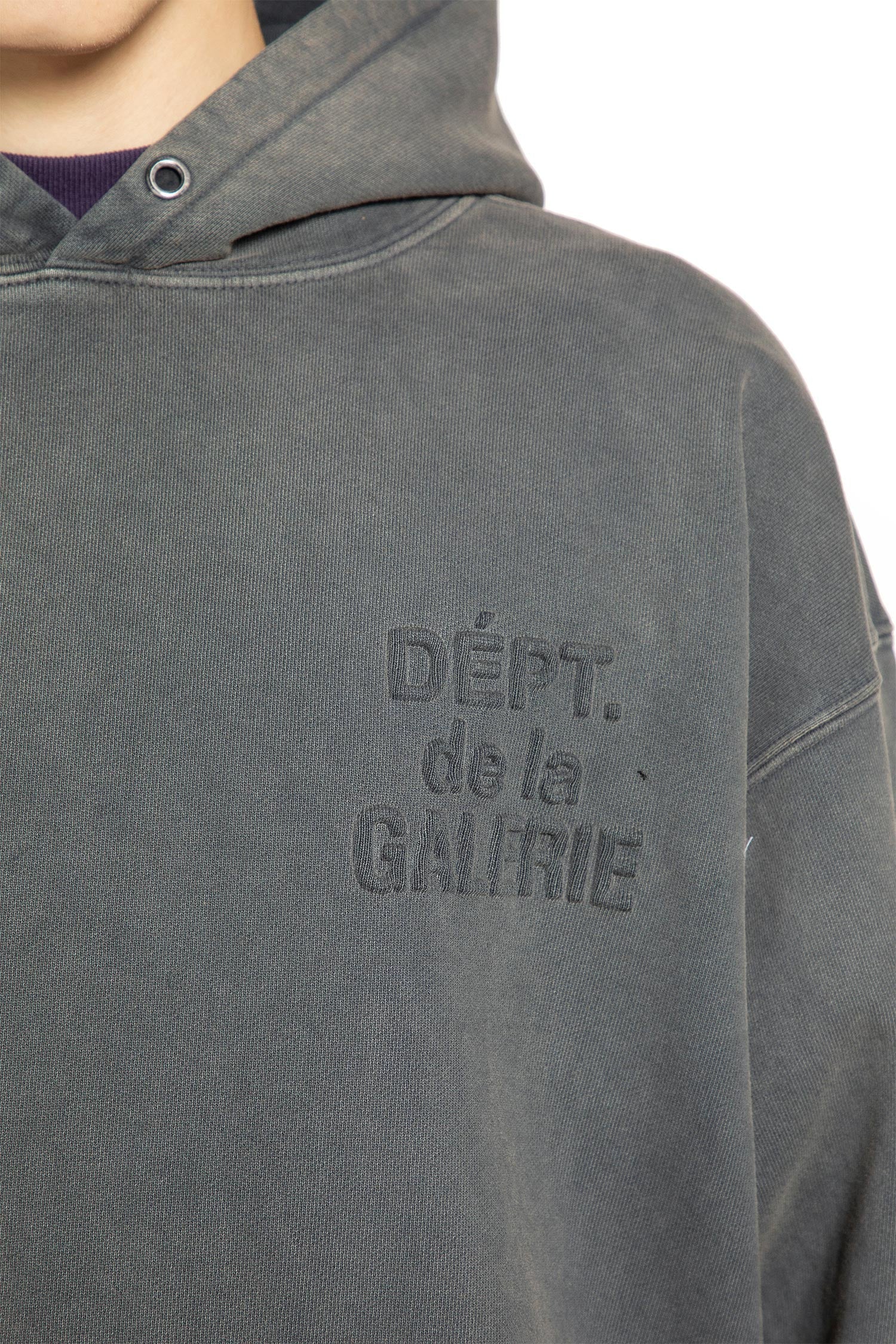 Dept Embossed Logo Hoodie Gallery department – Гарантія оригінальності – вид 6