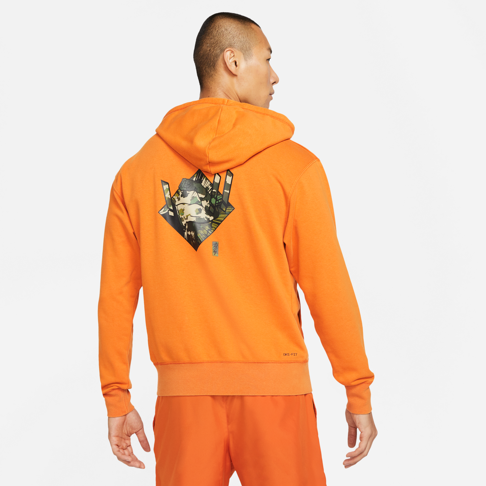 Оригінальна Jordan Mens Dri-Fit Zion Hoodie Campfire Orange Air jordan – детальний вид