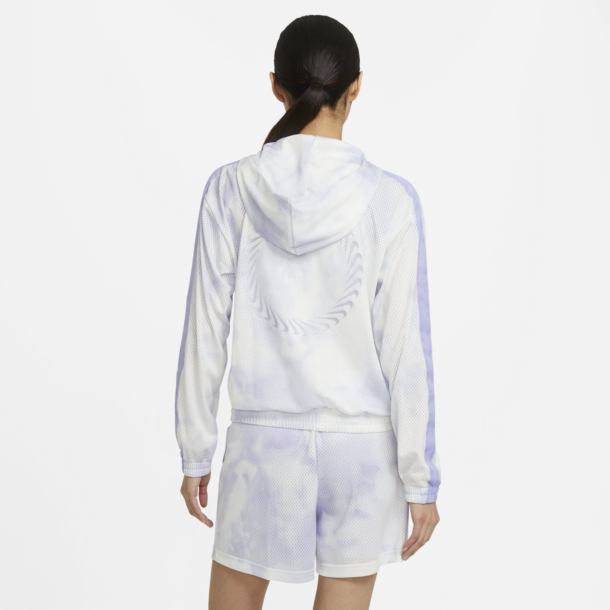 Womens Sportswear Icon Clash Jacket Light Thistle Nike – Гарантія оригінальності – детальний вид - NIKE