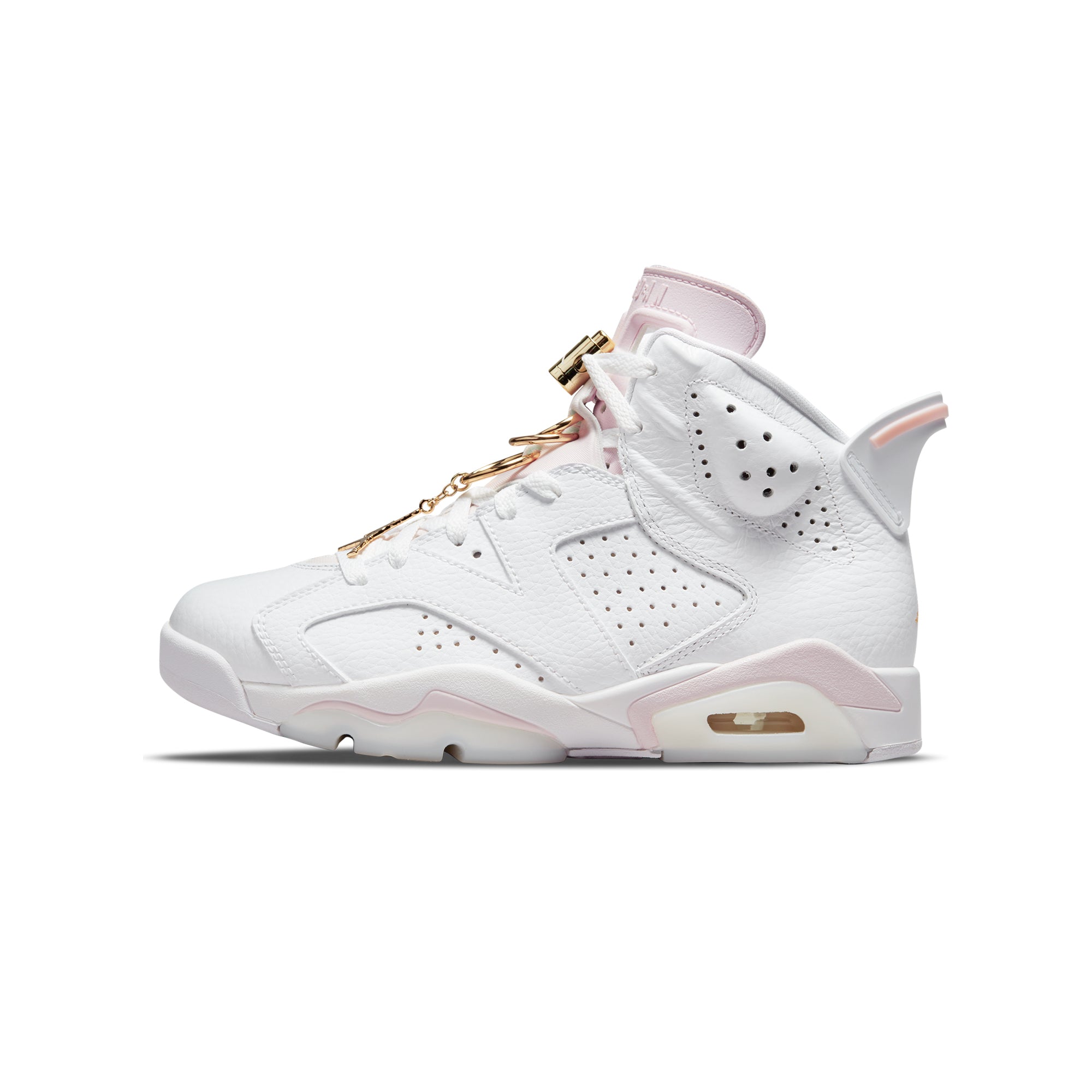 Womens 6 Retro Gold Hoop Shoes Air jordan оригінал – Купити в Україні – боковий вид