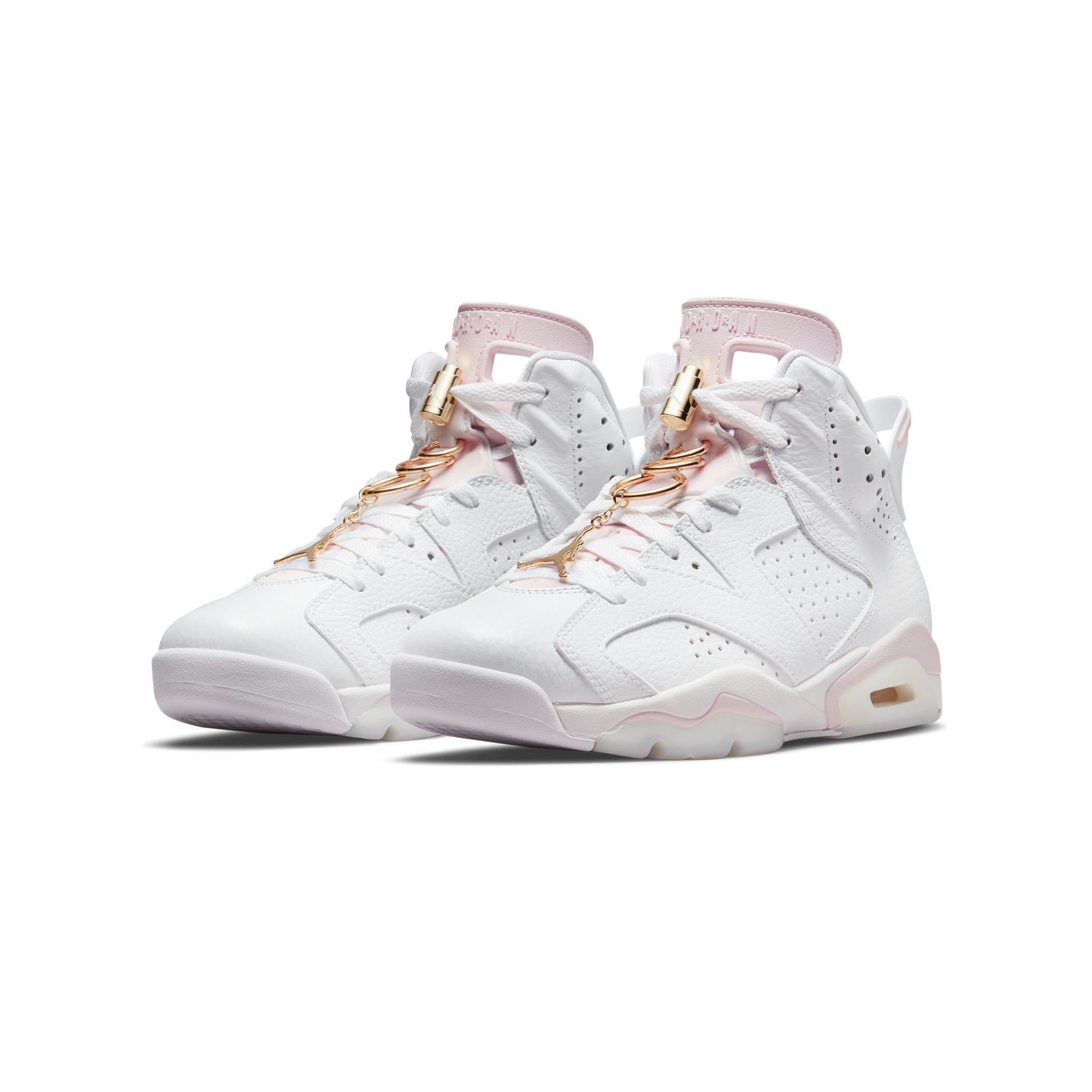 Womens 6 Retro Gold Hoop Shoes Air jordan оригінал – Купити в Україні – вид ззаду