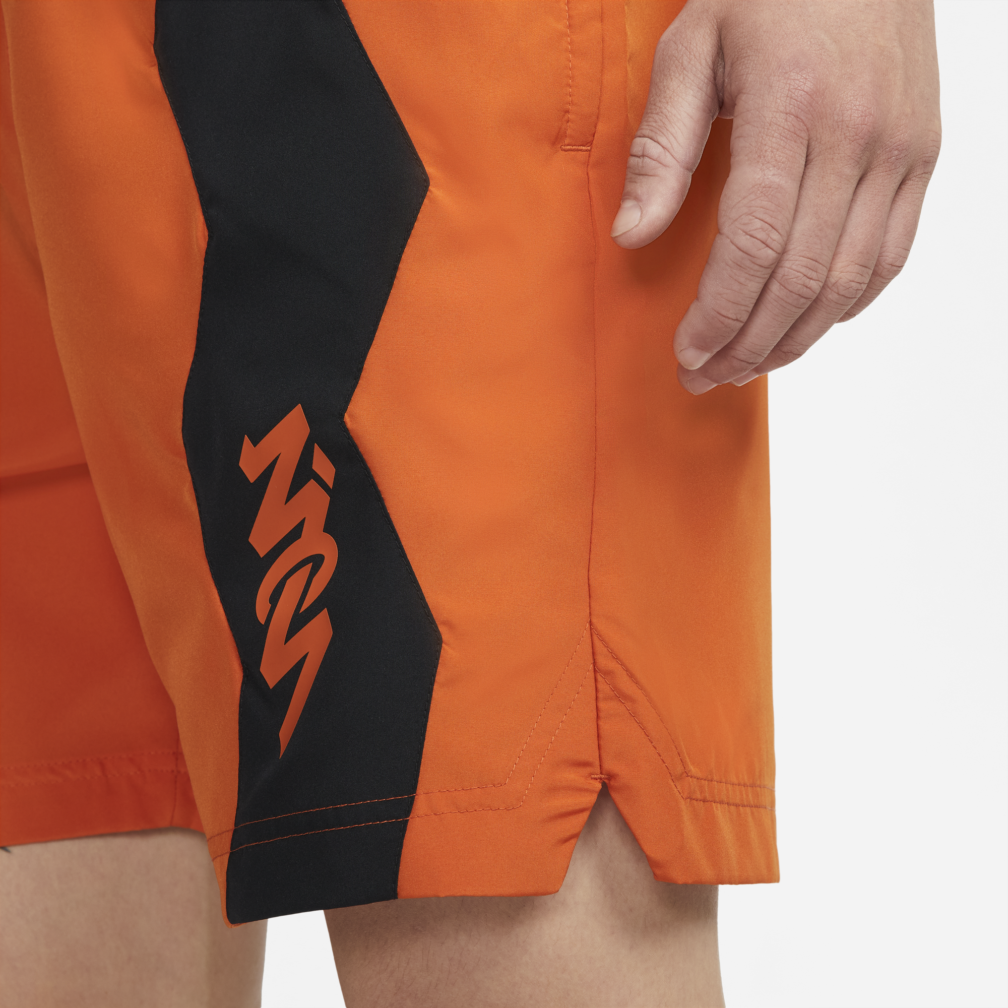Jordan Mens Dri-Fit Zion Woven Shorts Campfire Orange Air jordan оригінал – Купити в Україні – збільшений вид