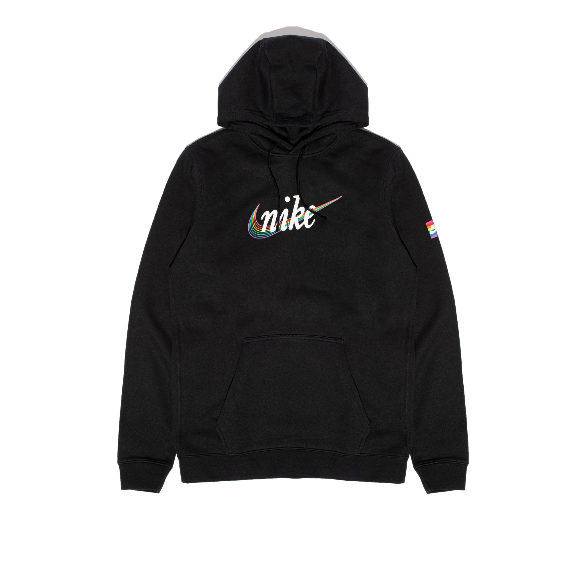 Mens Sportswear Betrue Hoodie Black Nike оригінал – Купити в Україні – боковий вид - NIKE