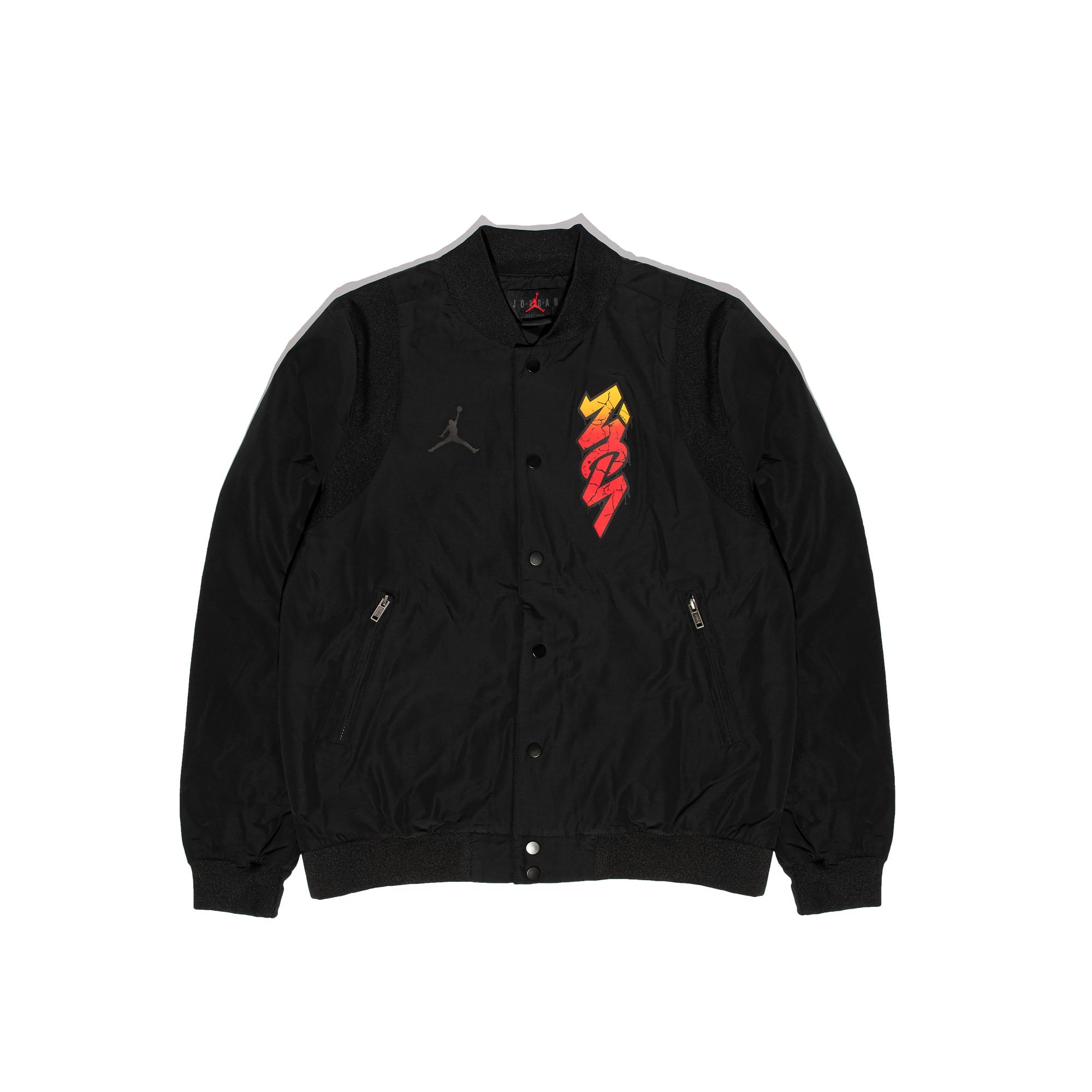 Оригінальна Jordan Mens Zion Flight Jacket Black Air jordan – боковий вид