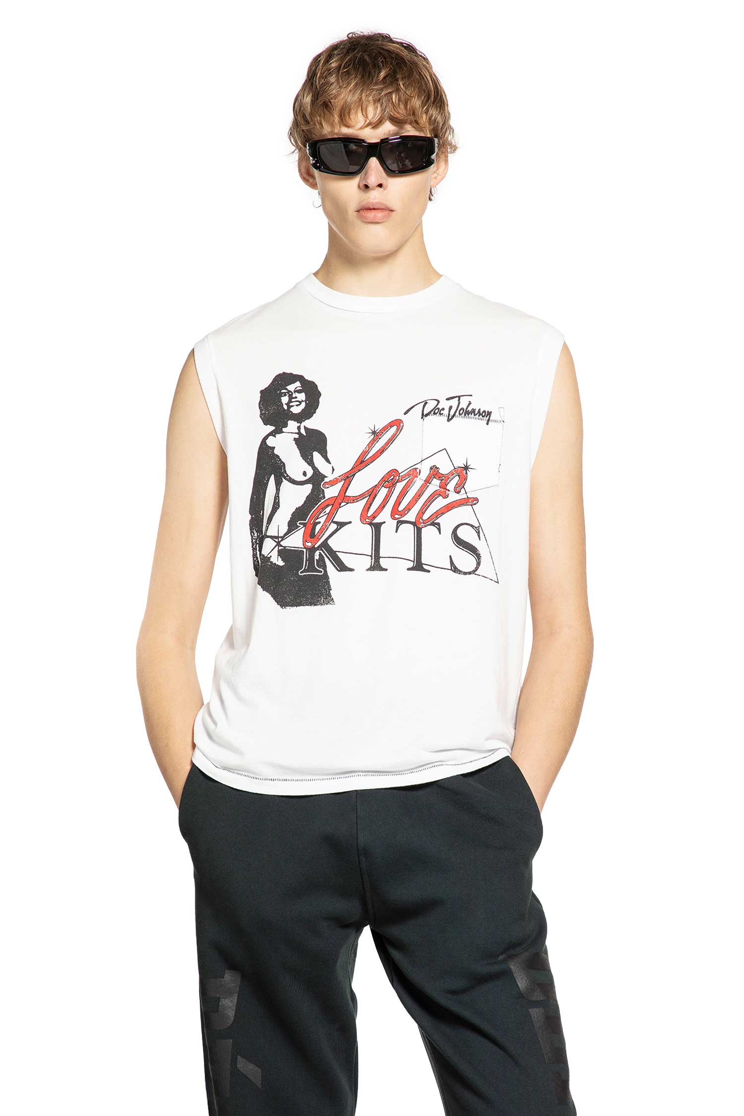 Doc Johnson: Love Kits Sleeveless Tee Gallery department – Гарантія оригінальності – боковий вид