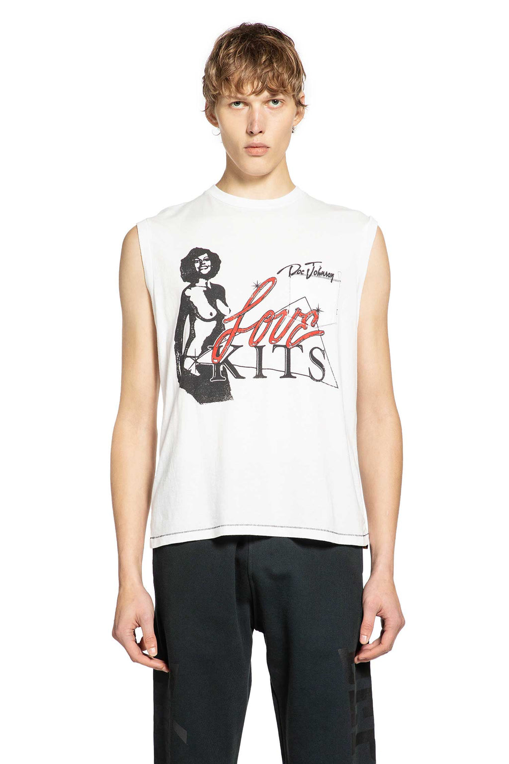 Doc Johnson: Love Kits Sleeveless Tee Gallery department – Гарантія оригінальності – вид ззаду