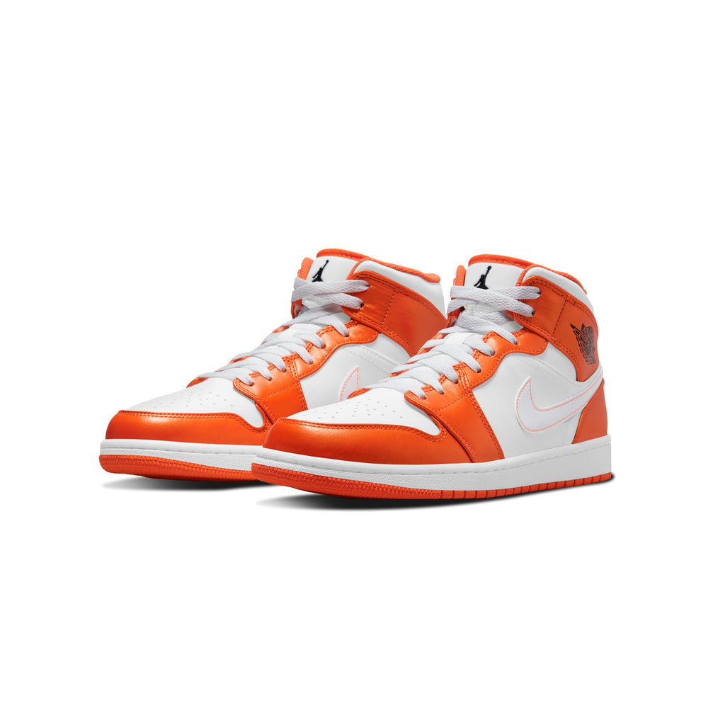 Оригінальна Mens 1 MID Se Shoes Electro Orange Air jordan – вид ззаду