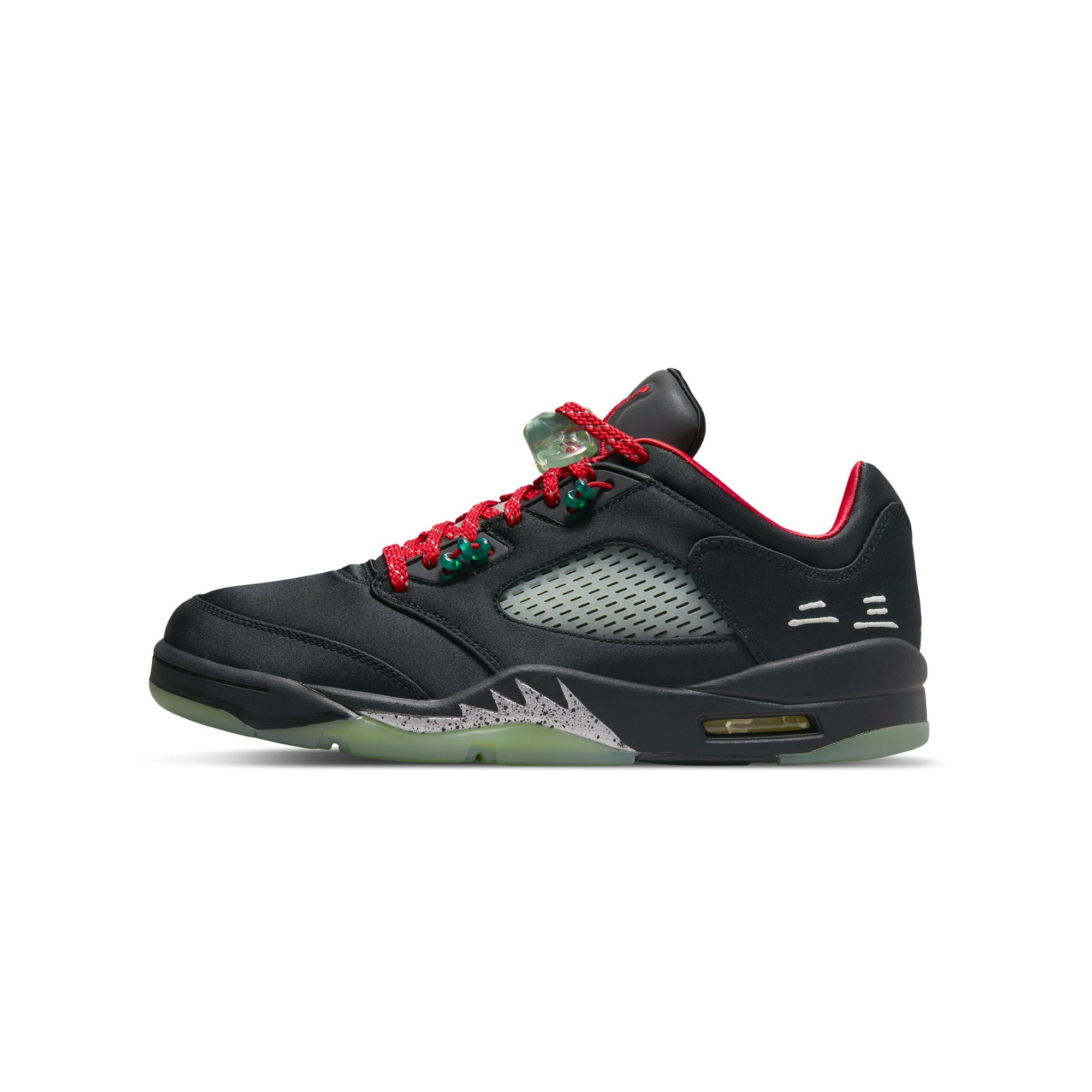 X Clot Mens 5 Retro Low Sp Shoes Jade Air jordan – Гарантія оригінальності – боковий вид