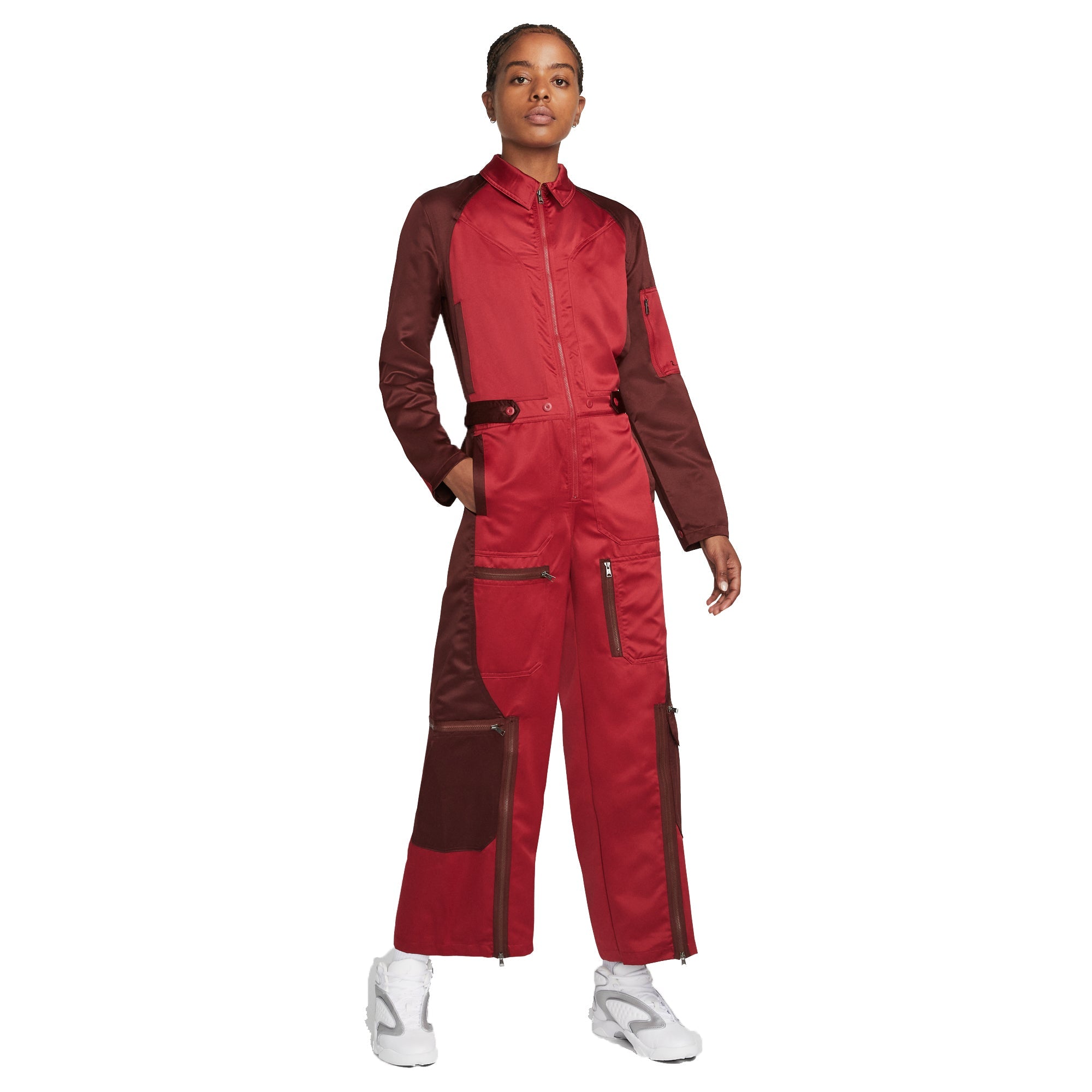 Оригінальна Womens Flight Suit Pomegranate Air jordan – вид ззаду