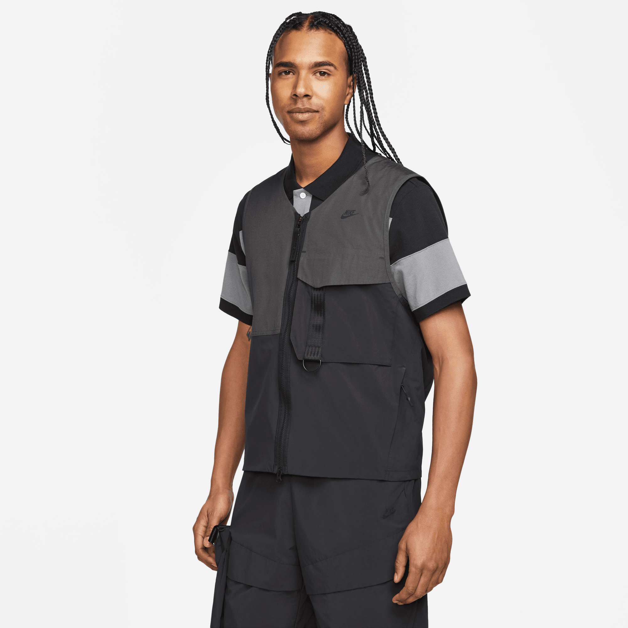 Mens Sportswear Tech Pack Unlined Vest Black Nike – Гарантія оригінальності – детальний вид