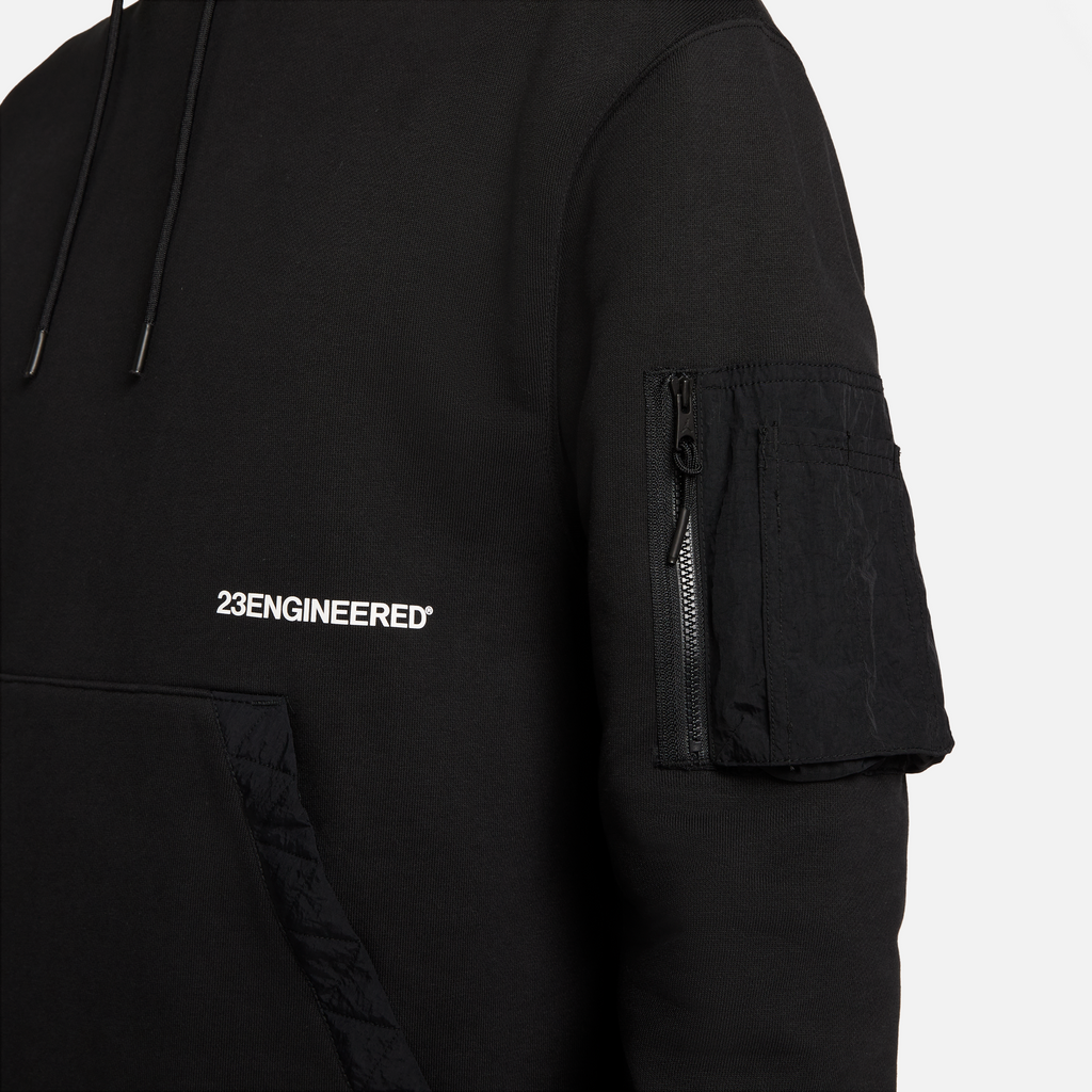 Mens 23 Engineered Fleece Hoodie Black Air jordan оригінал – Купити в Україні – збільшений вид