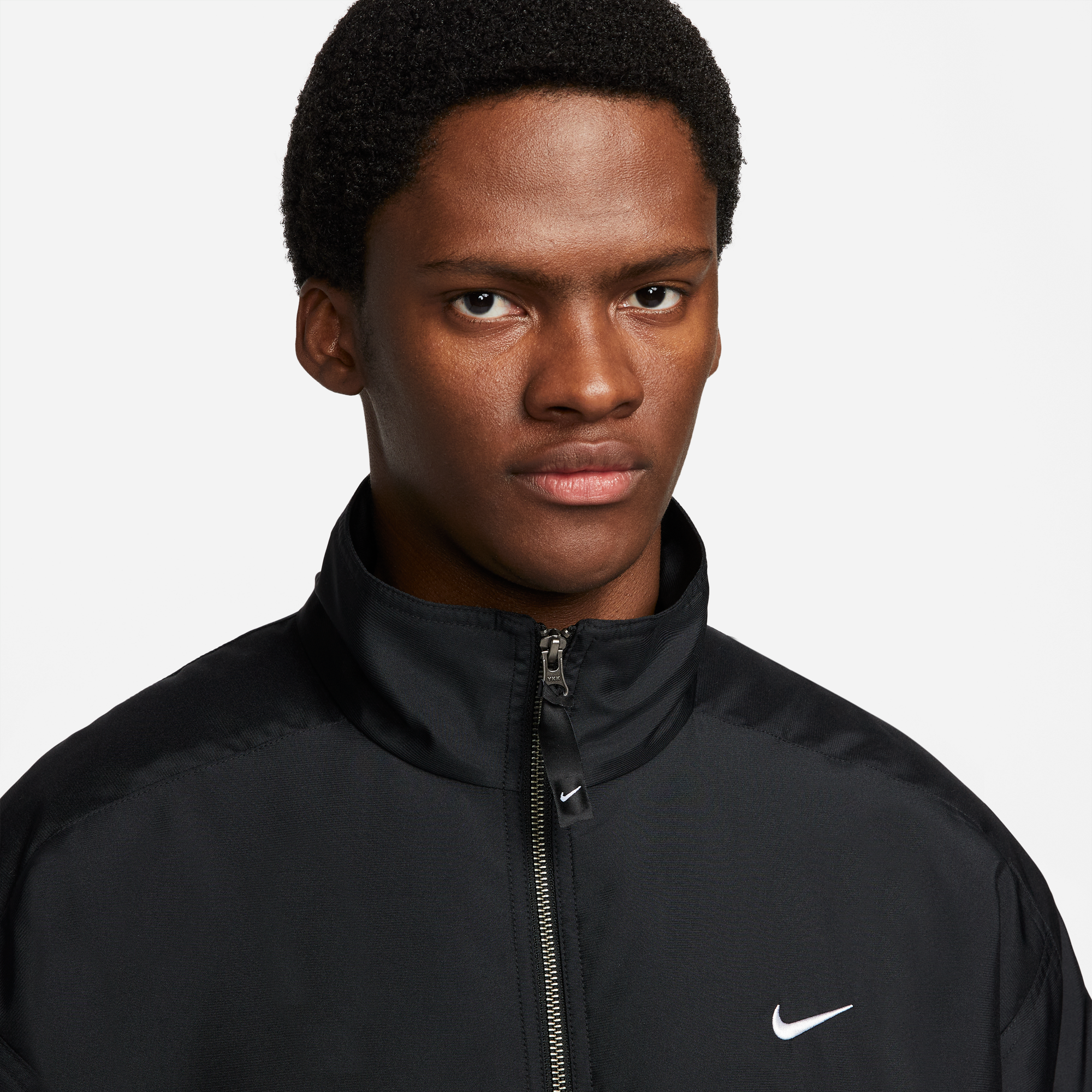 Mens Solo Swoosh Jacket Black Nike оригінал – Купити в Україні – збільшений вид - NIKE