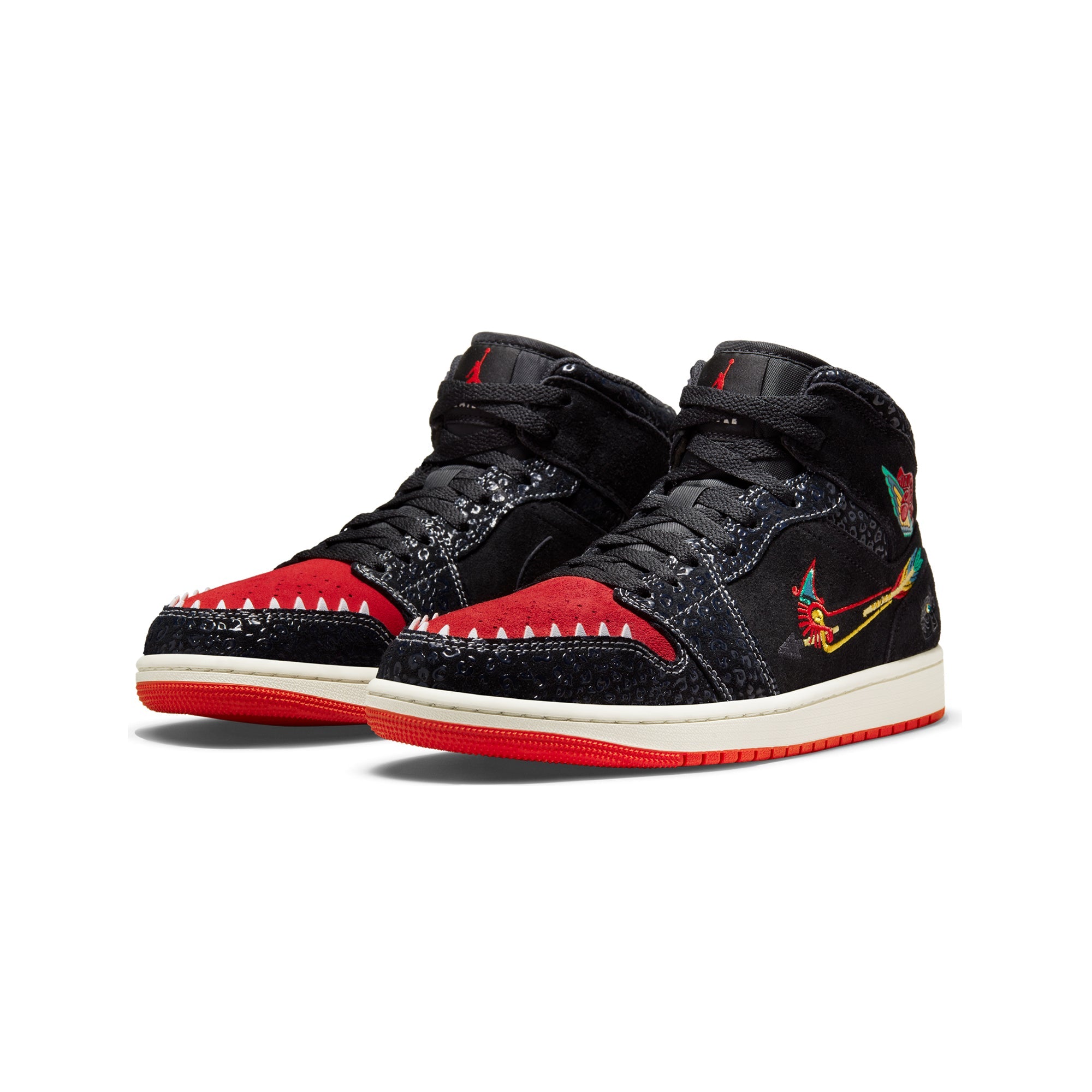 1 Mens MID Se Shoe Black Air jordan – Гарантія оригінальності – вид ззаду