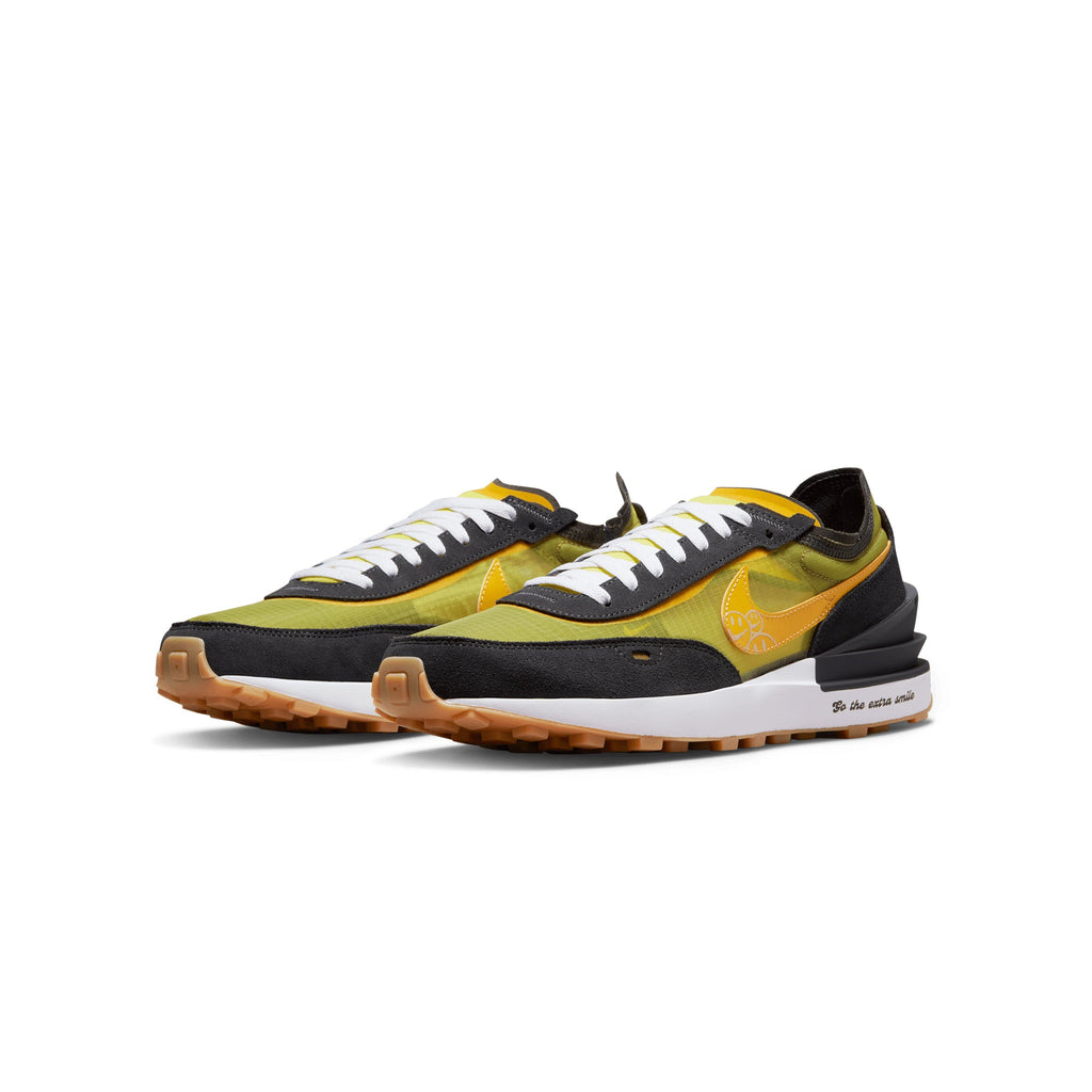 Mens Waffle One Se Shoes Yellow Strike Nike – Гарантія оригінальності – вид ззаду