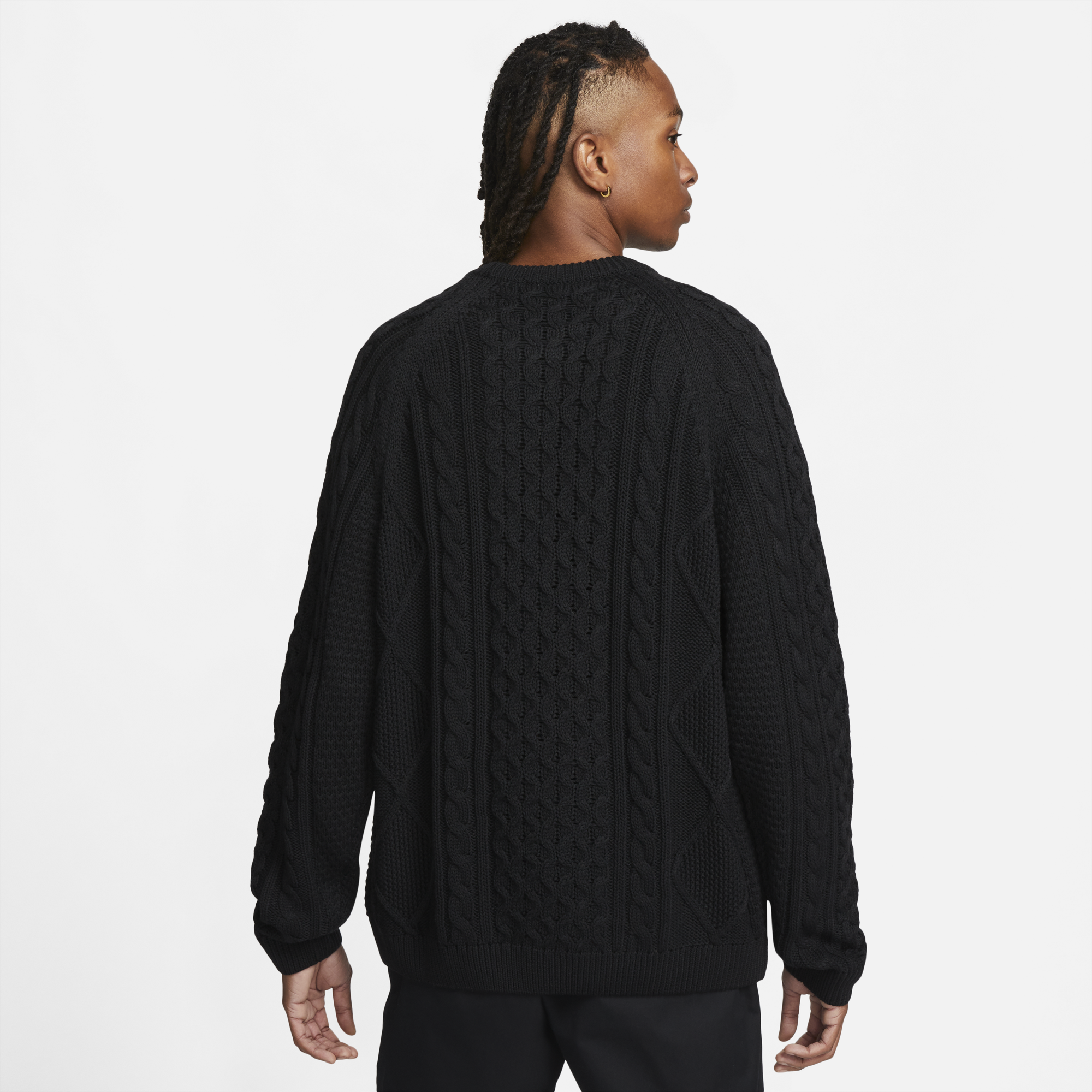 Оригінальна Sportswear Mens Cable Knit Sweater Nike – детальний вид - NIKE