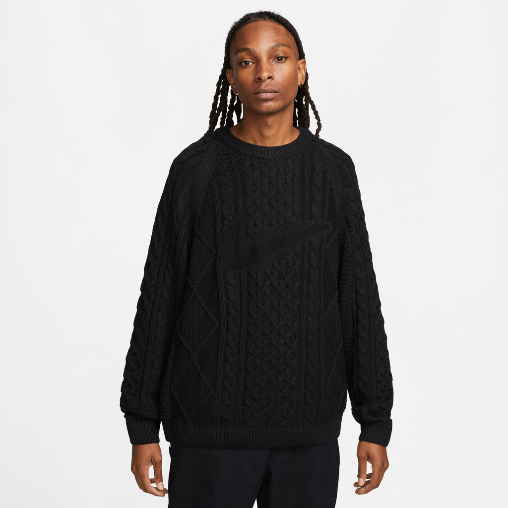 Оригінальна Sportswear Mens Cable Knit Sweater Nike – вид ззаду