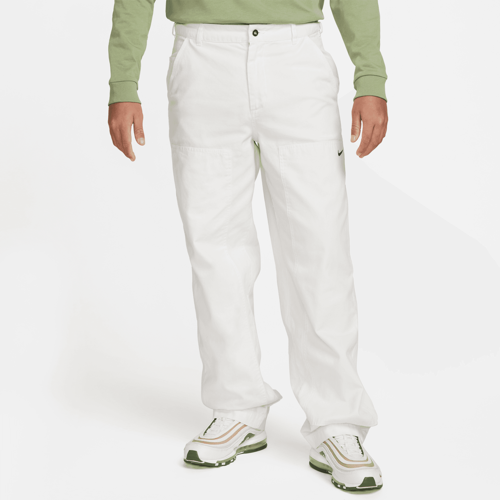 Life Mens Double Front Pants Nike – Гарантія оригінальності – вид ззаду