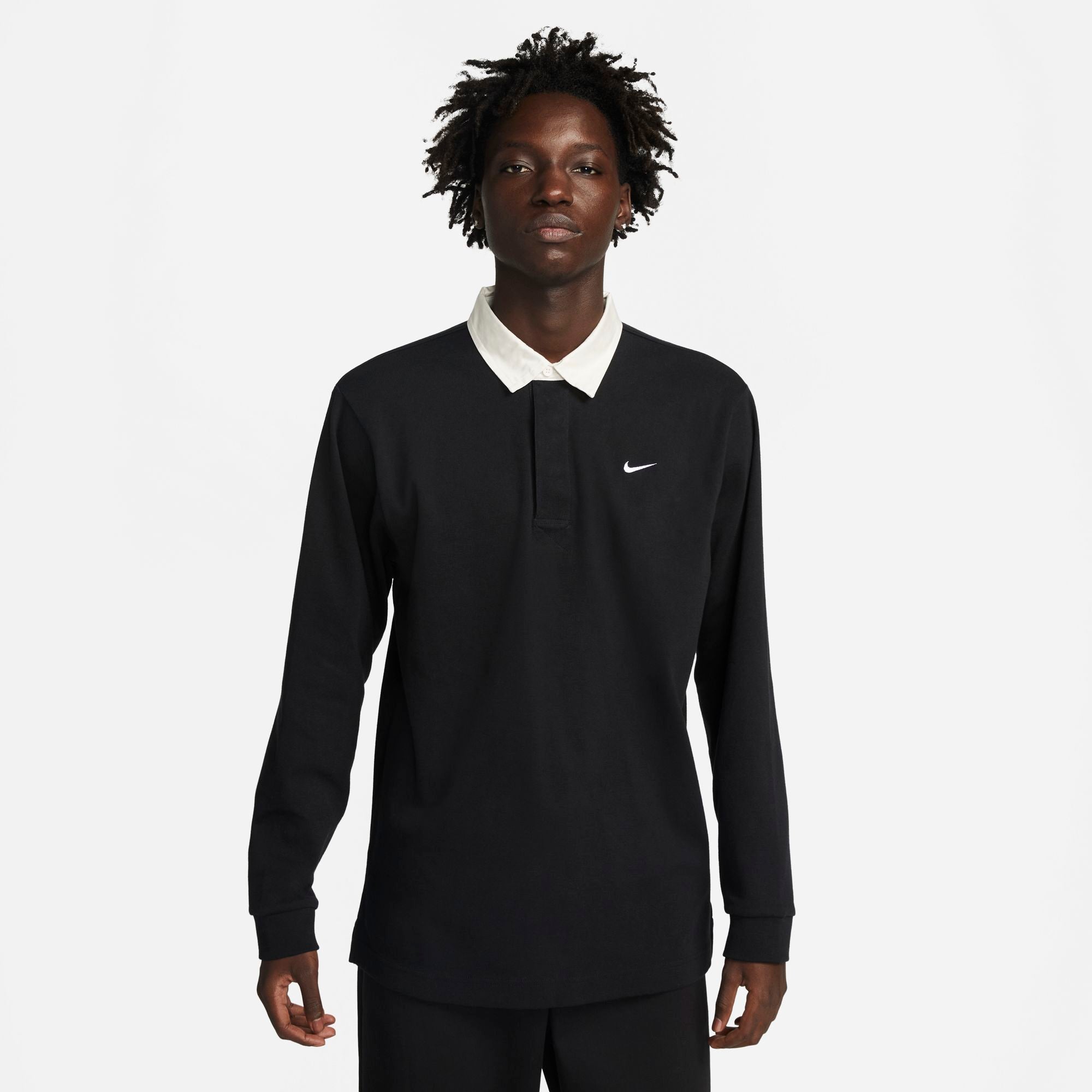 Оригінальна Mens Solo Swoosh Rugby Top Nike – вид ззаду