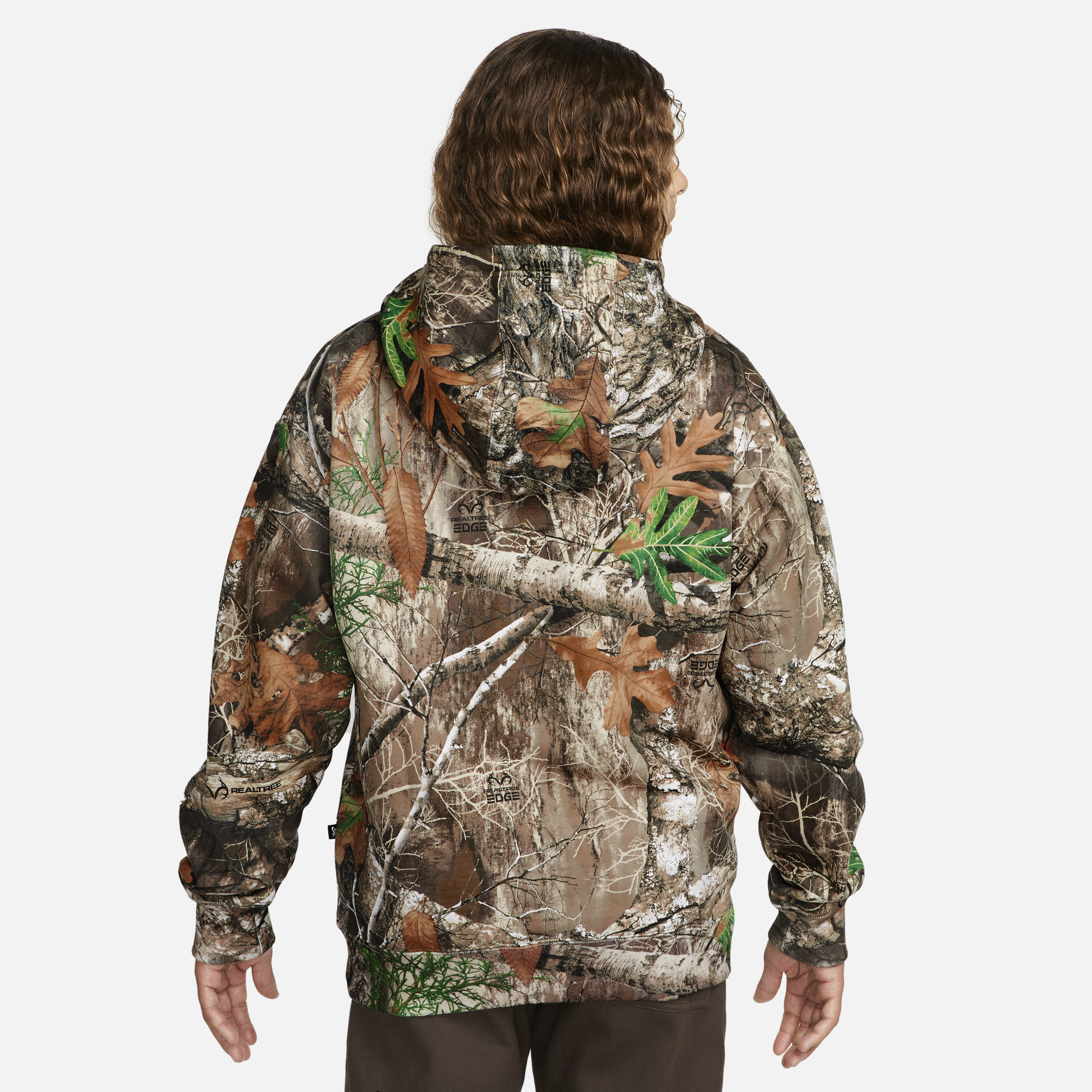 Mens Fleece Realtree Allover Print Hoodie Nike – Гарантія оригінальності – детальний вид - NIKE