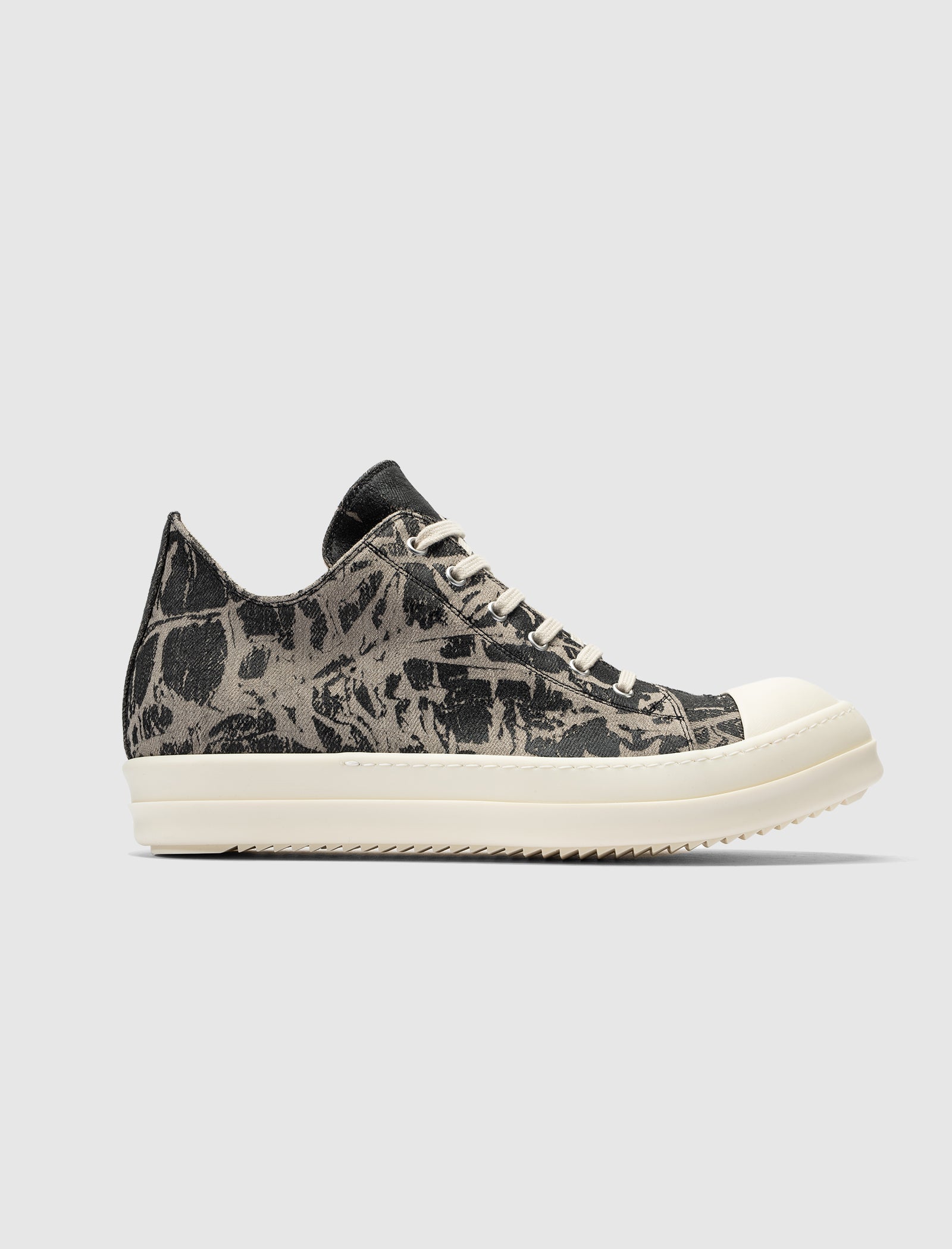 Low Sneakers Washed Foil Rick owens – Гарантія оригінальності – боковий вид