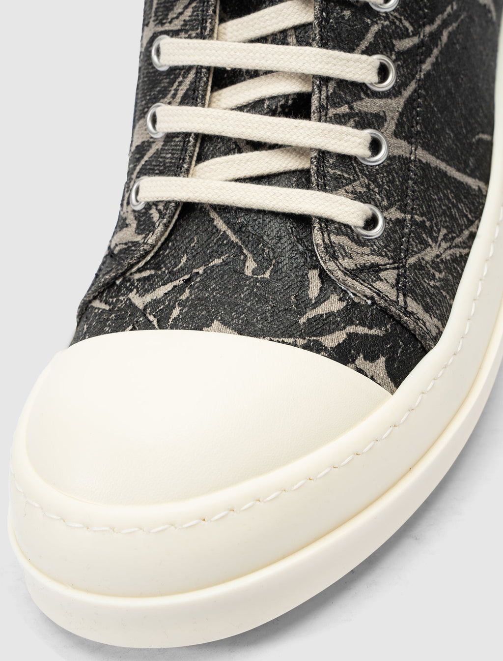 Low Sneakers Washed Foil Rick owens – Гарантія оригінальності – вид ззаду