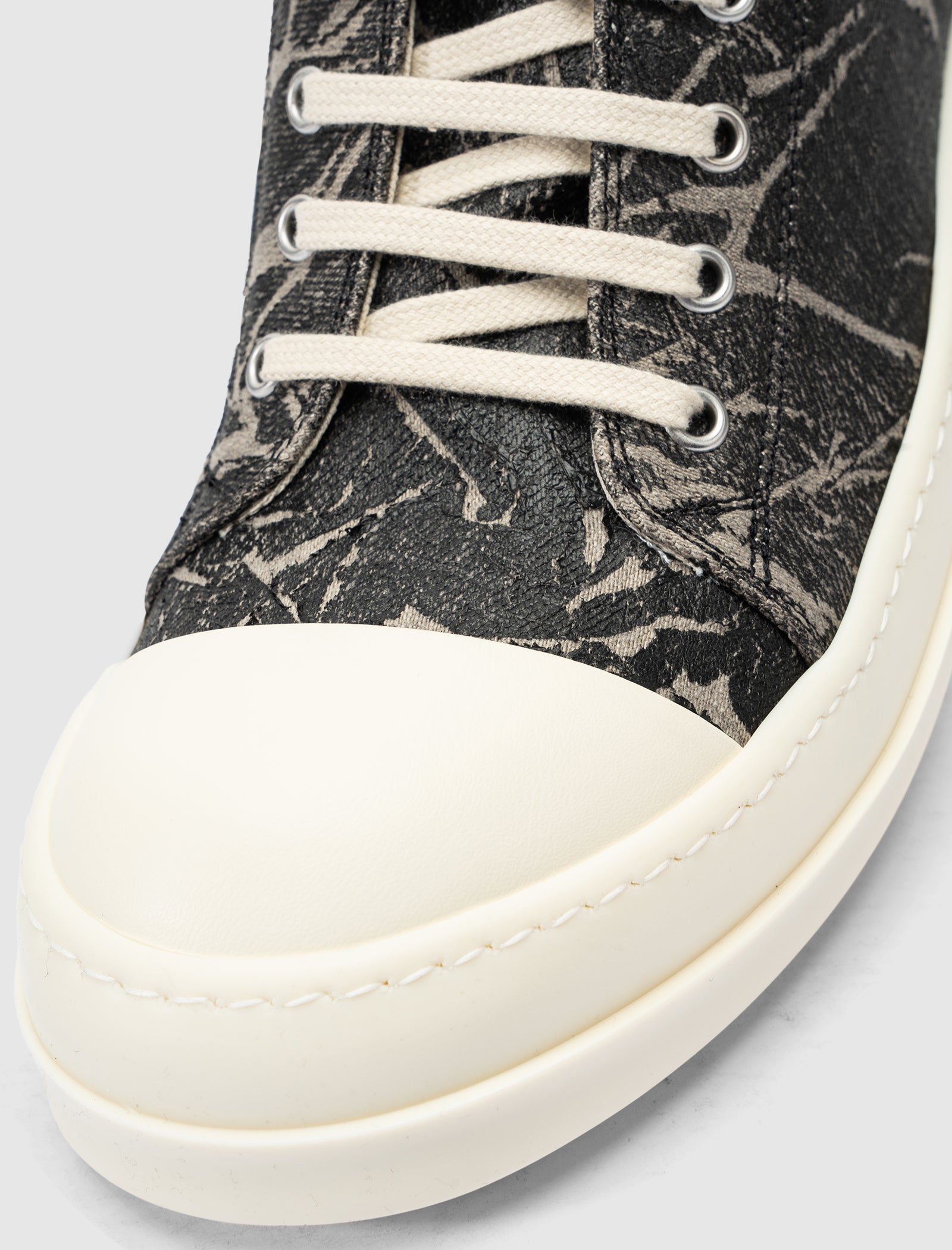 Low Sneakers Washed Foil Rick owens – Гарантія оригінальності – вид ззаду