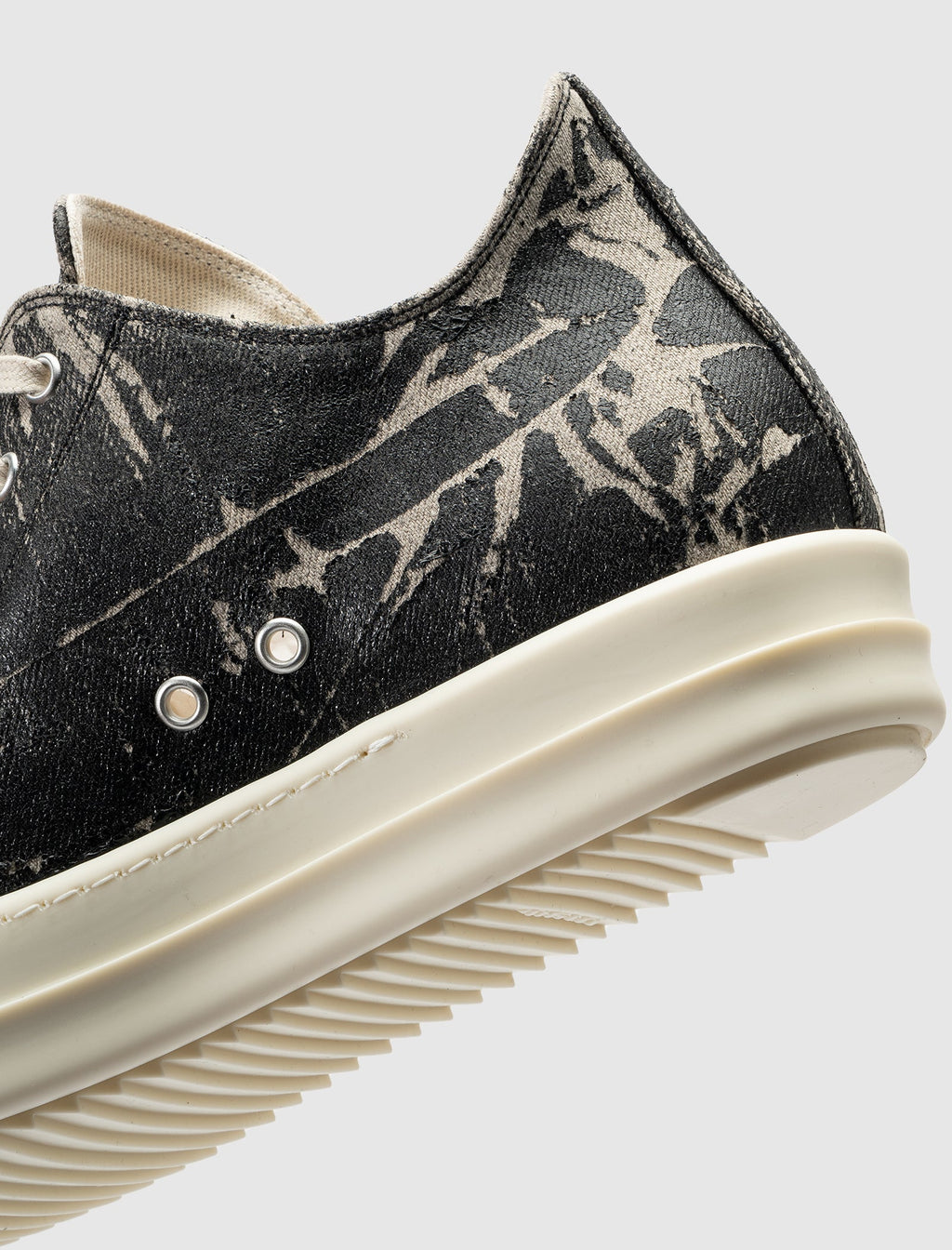 Low Sneakers Washed Foil Rick owens – Гарантія оригінальності – детальний вид