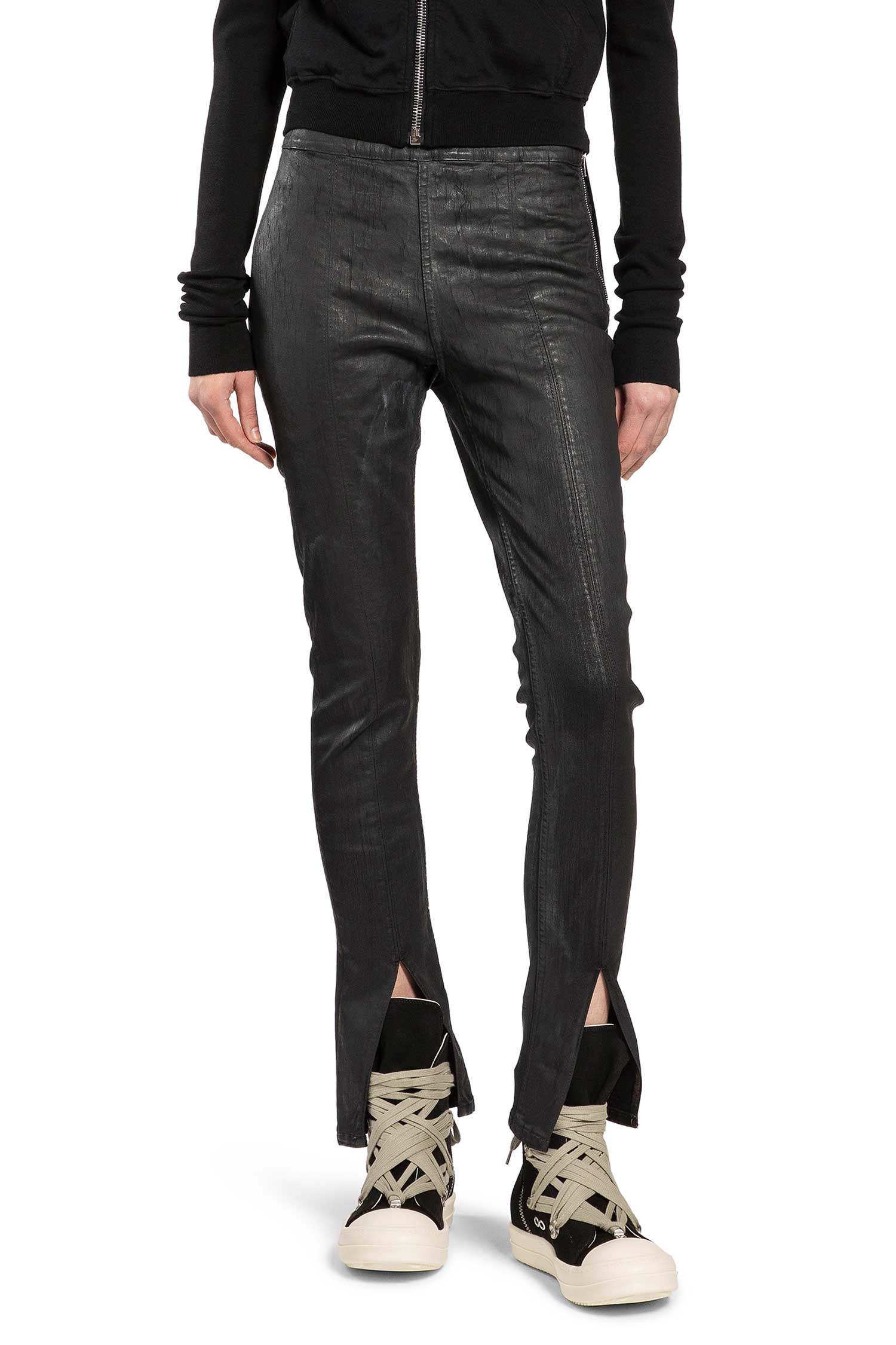Оригінальна Temple Slit Front Leggings Rick owens – боковий вид