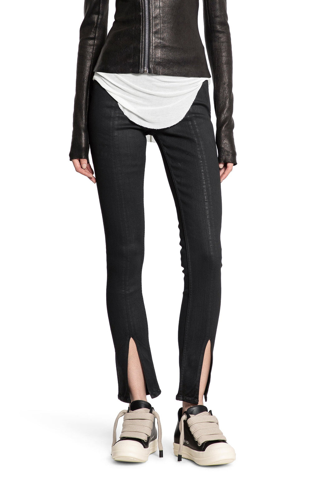 Concordians Slit Front Leggings Rick owens оригінал – Купити в Україні – боковий вид