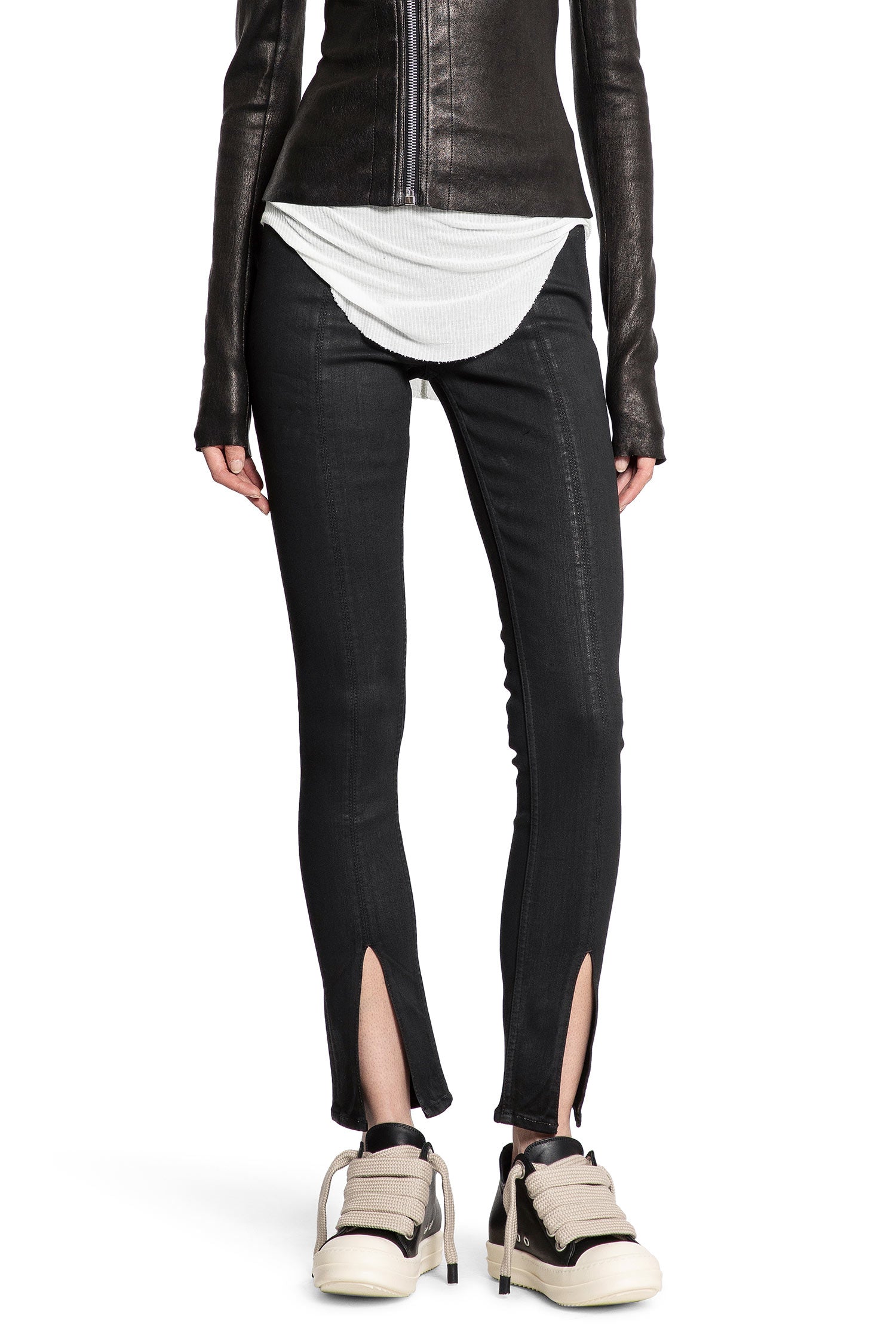 Concordians Slit Front Leggings Rick owens оригінал – Купити в Україні – боковий вид