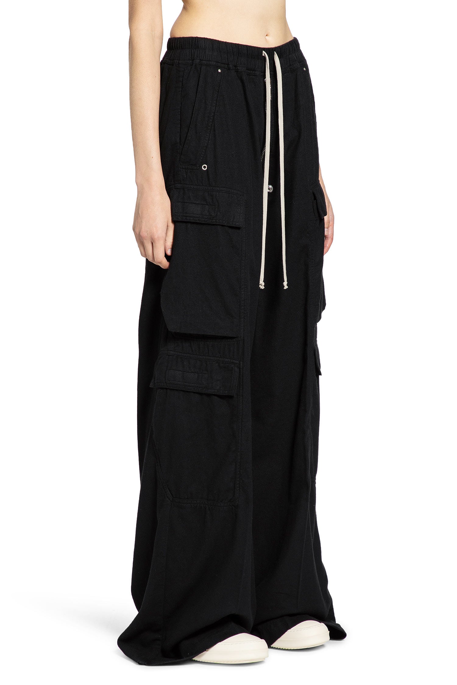 Оригінальна Wide Cargo Pants In Cotton Rick owens – детальний вид