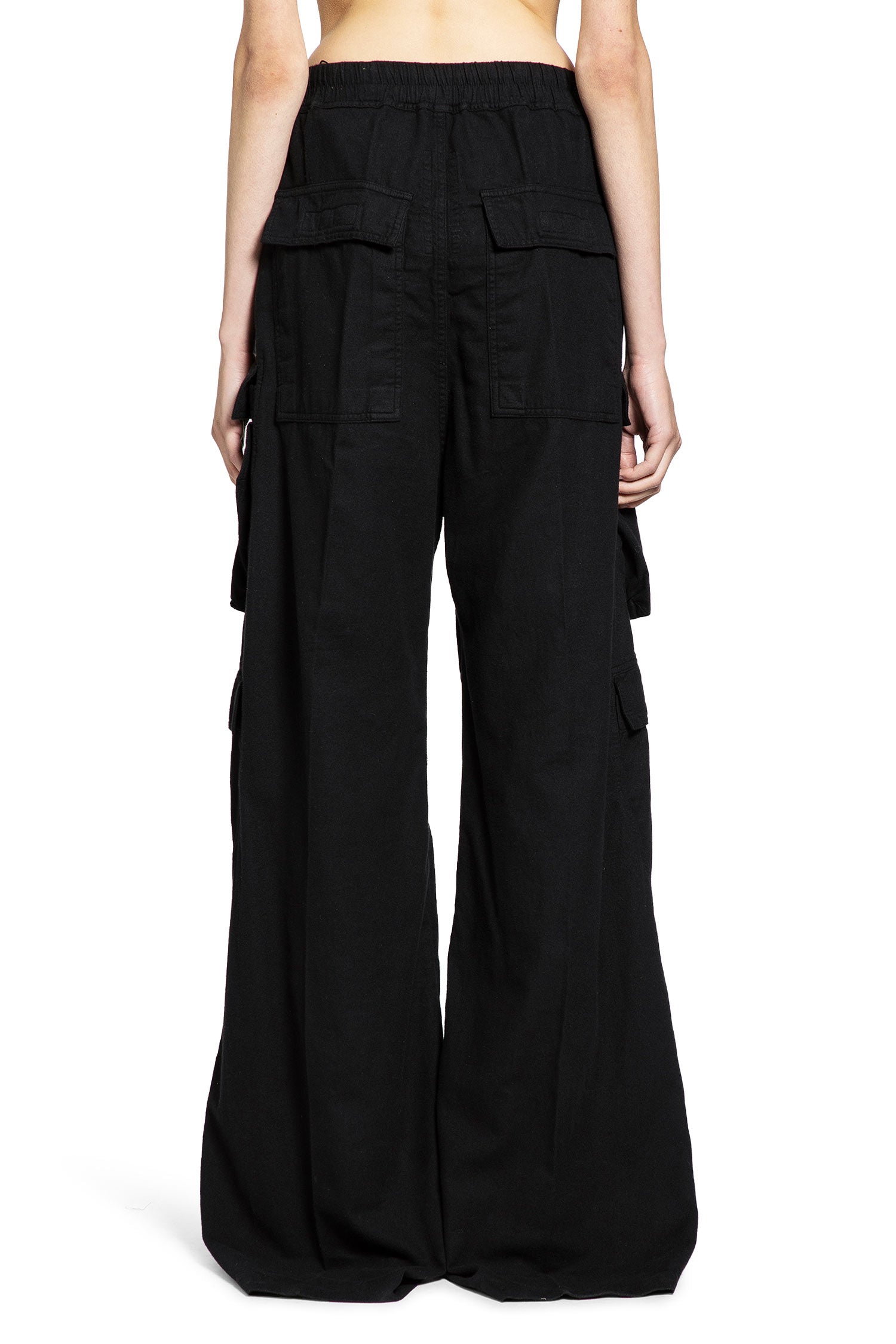 Оригінальна Wide Cargo Pants In Cotton Rick owens – збільшений вид