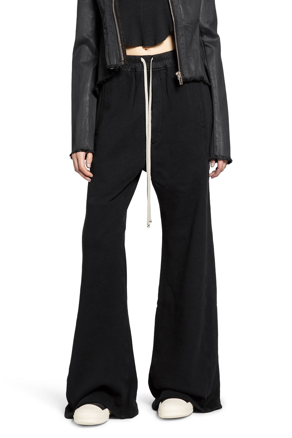 Wide Leg Cotton Pants Rick owens оригінал – Купити в Україні – боковий вид