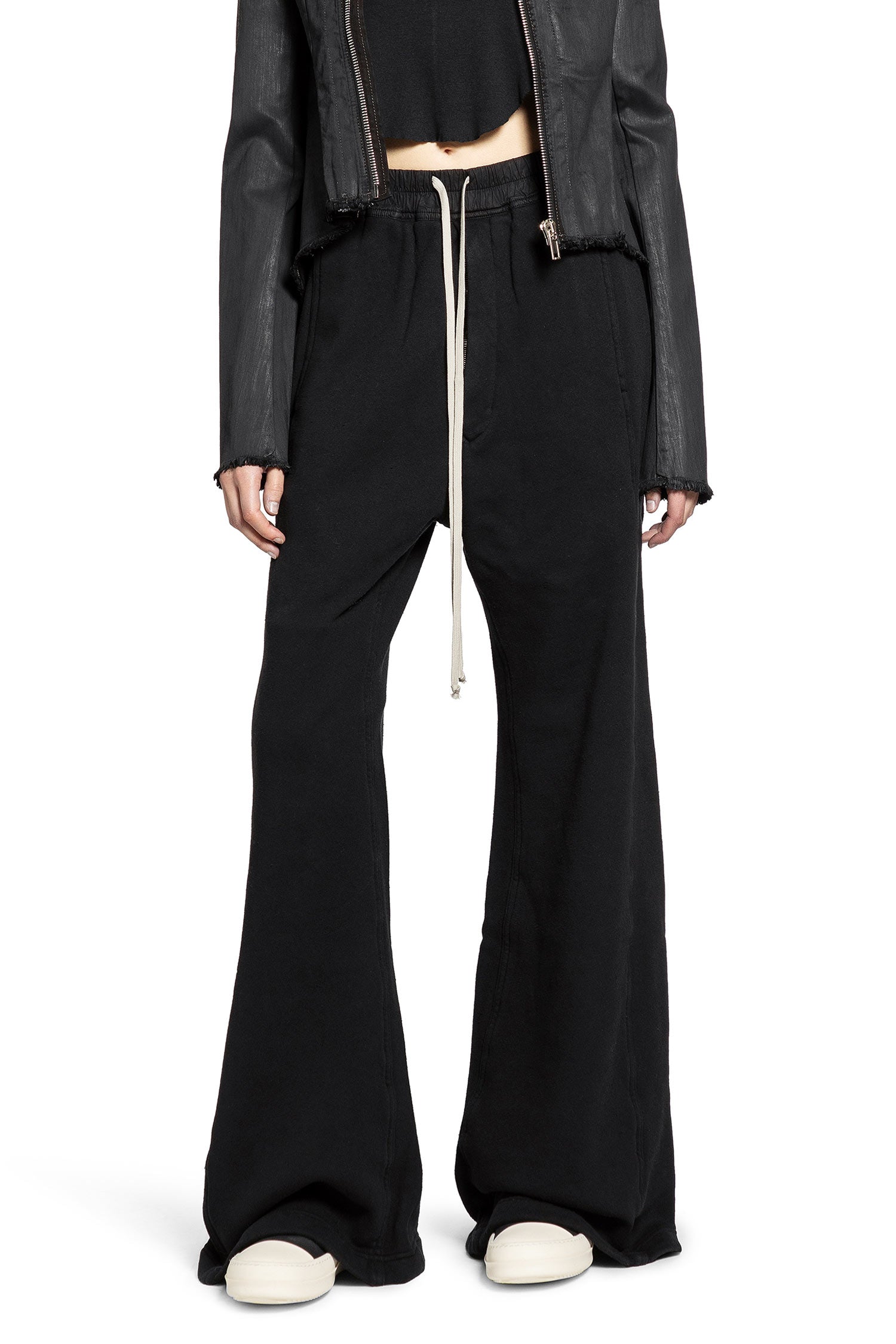 Wide Leg Cotton Pants Rick owens оригінал – Купити в Україні – боковий вид