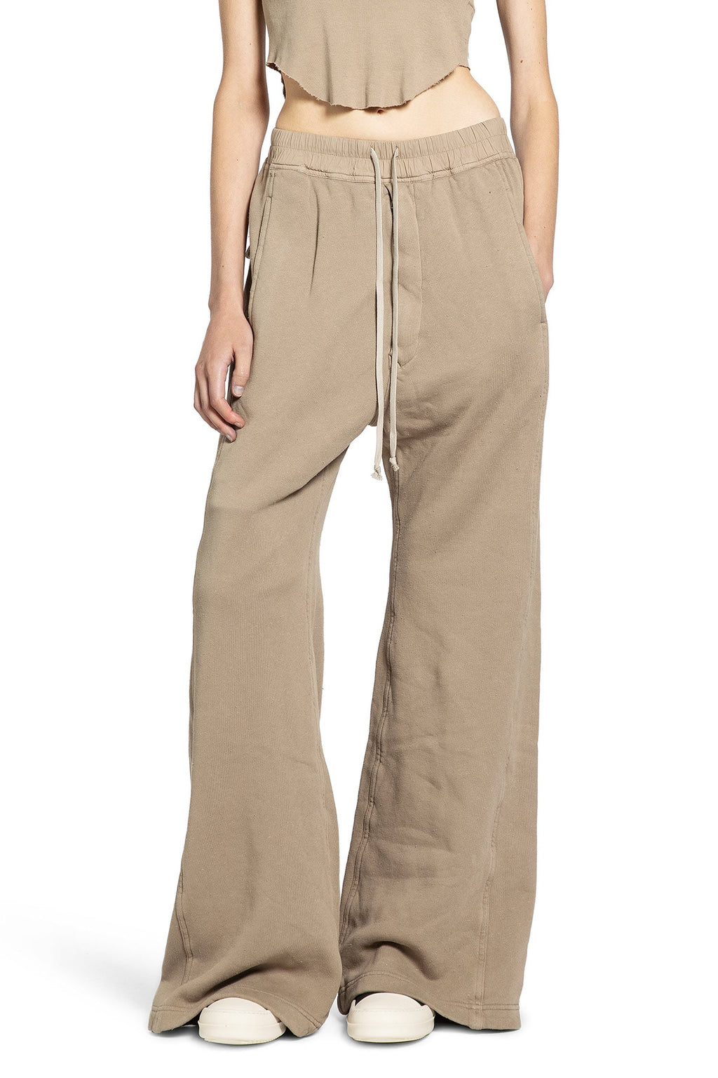 Wide Leg Floor Length Pants Rick owens оригінал – Купити в Україні – боковий вид