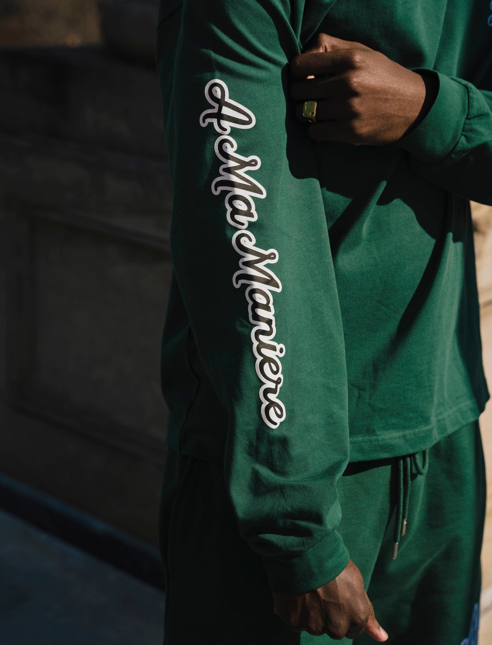 Cursive Logo Long Sleeve T-Shirt A ma maniere оригінал – Купити в Україні – детальний вид