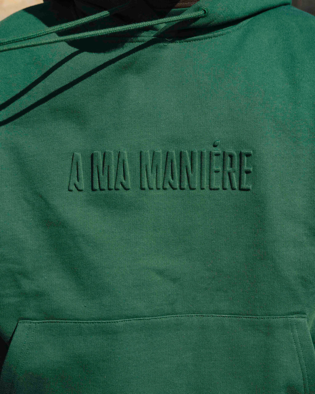 Contrast Stitch Hoodie A ma maniere – Гарантія оригінальності – детальний вид