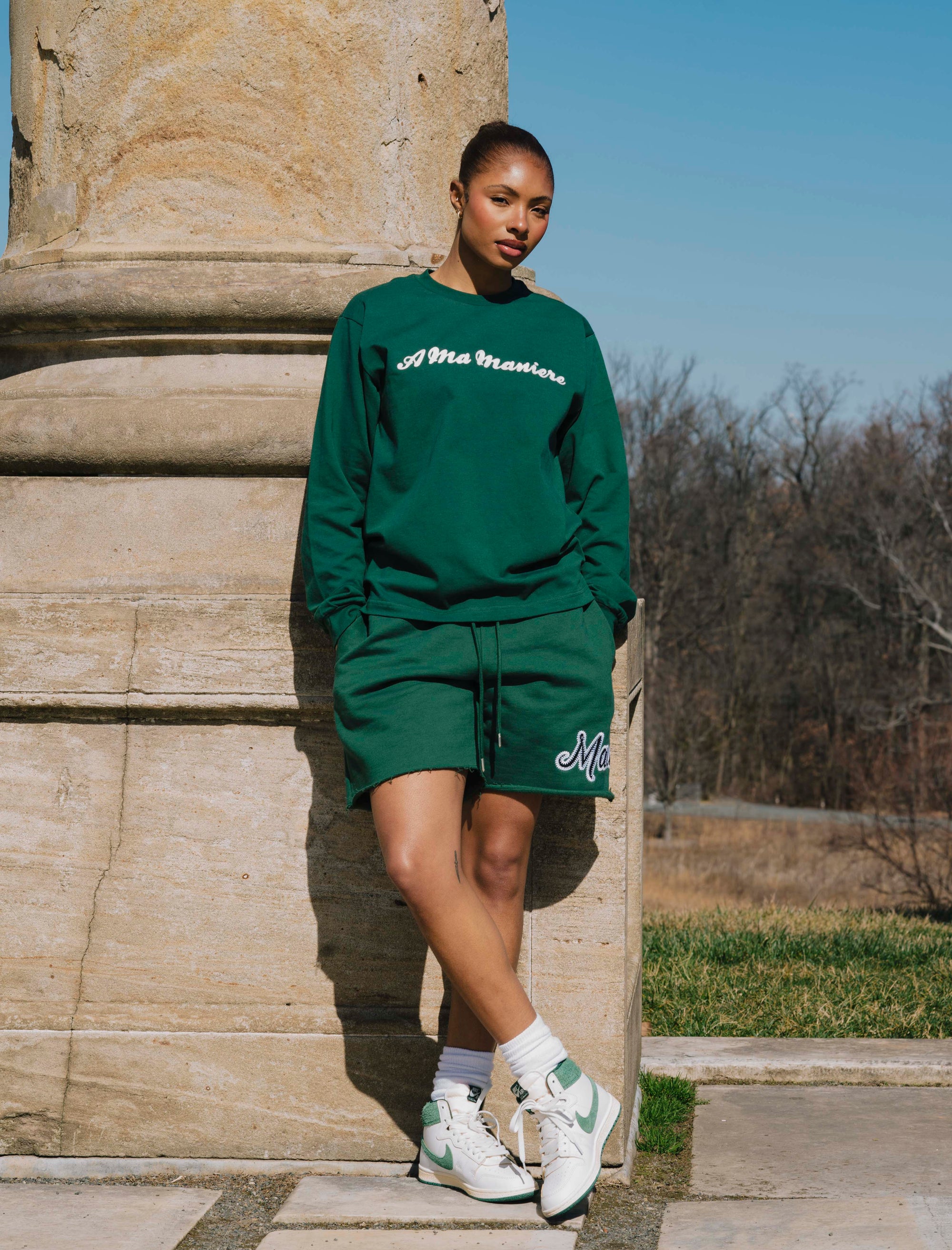 Amm Script Long Sleeve Tee A ma maniere оригінал – Купити в Україні – збільшений вид