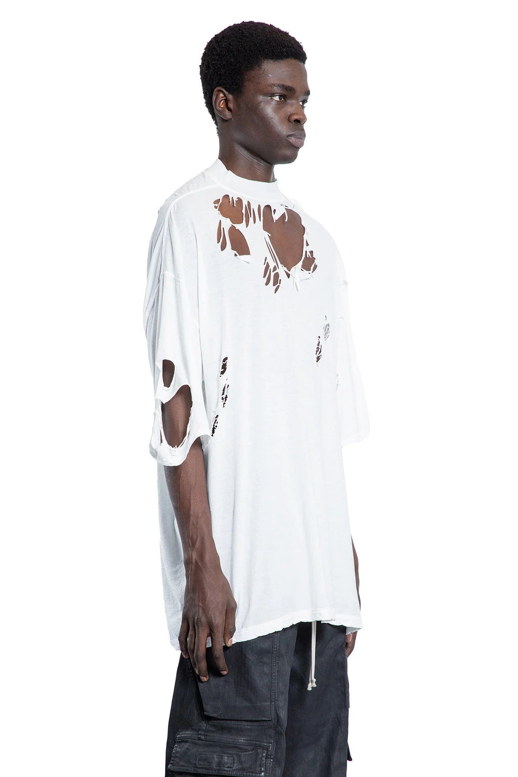 Оригінальна Hollywood Tommy T In Cotton Gauze Jersey Rick owens – детальний вид